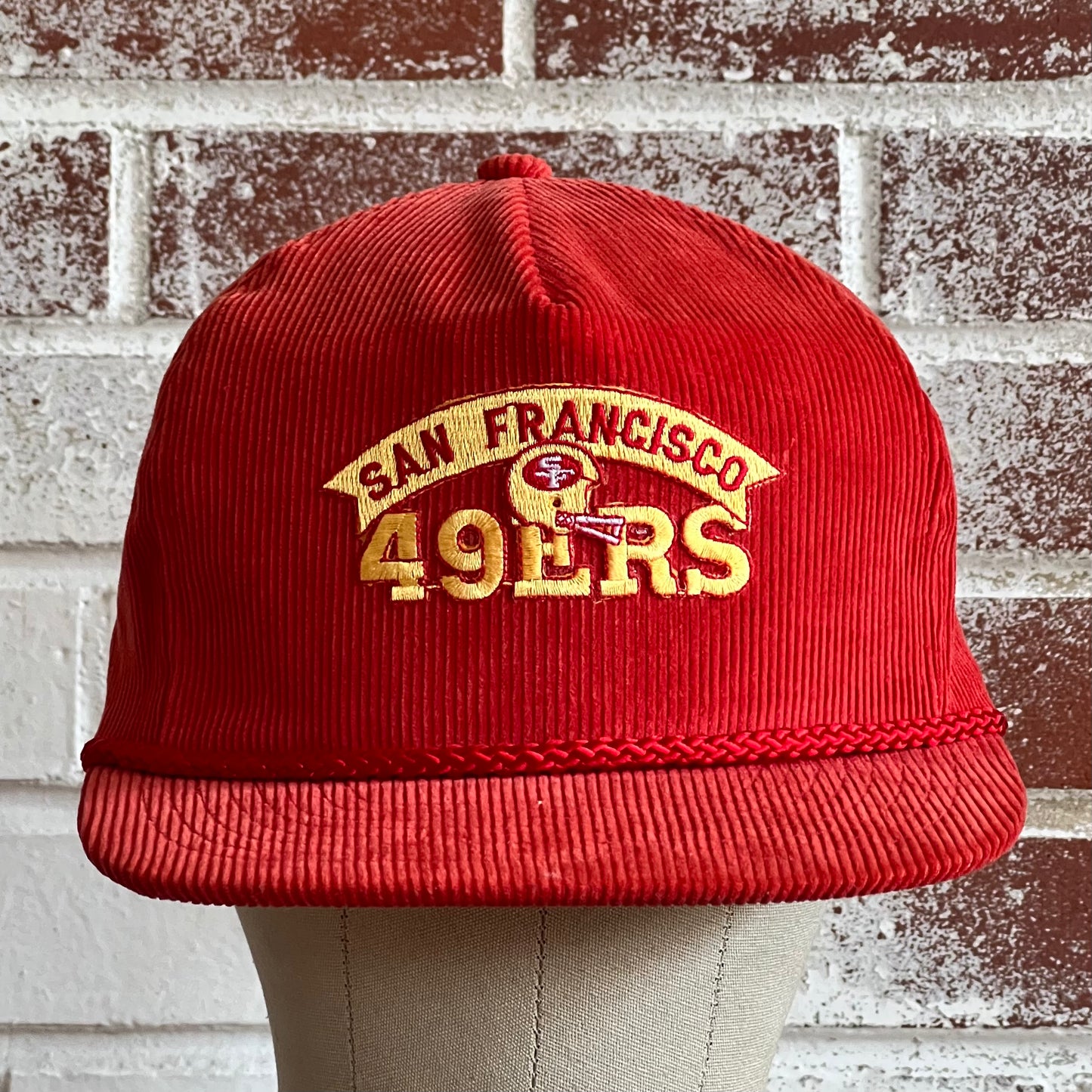 80s San Francisco 49ers Corduroy Hat