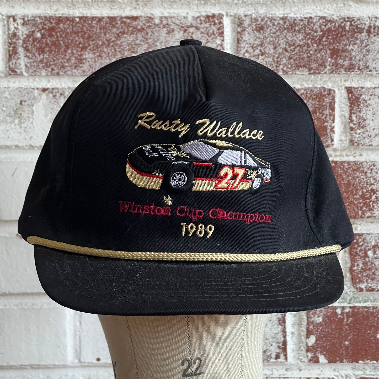 1989 Rusty Wallace Racing Hat