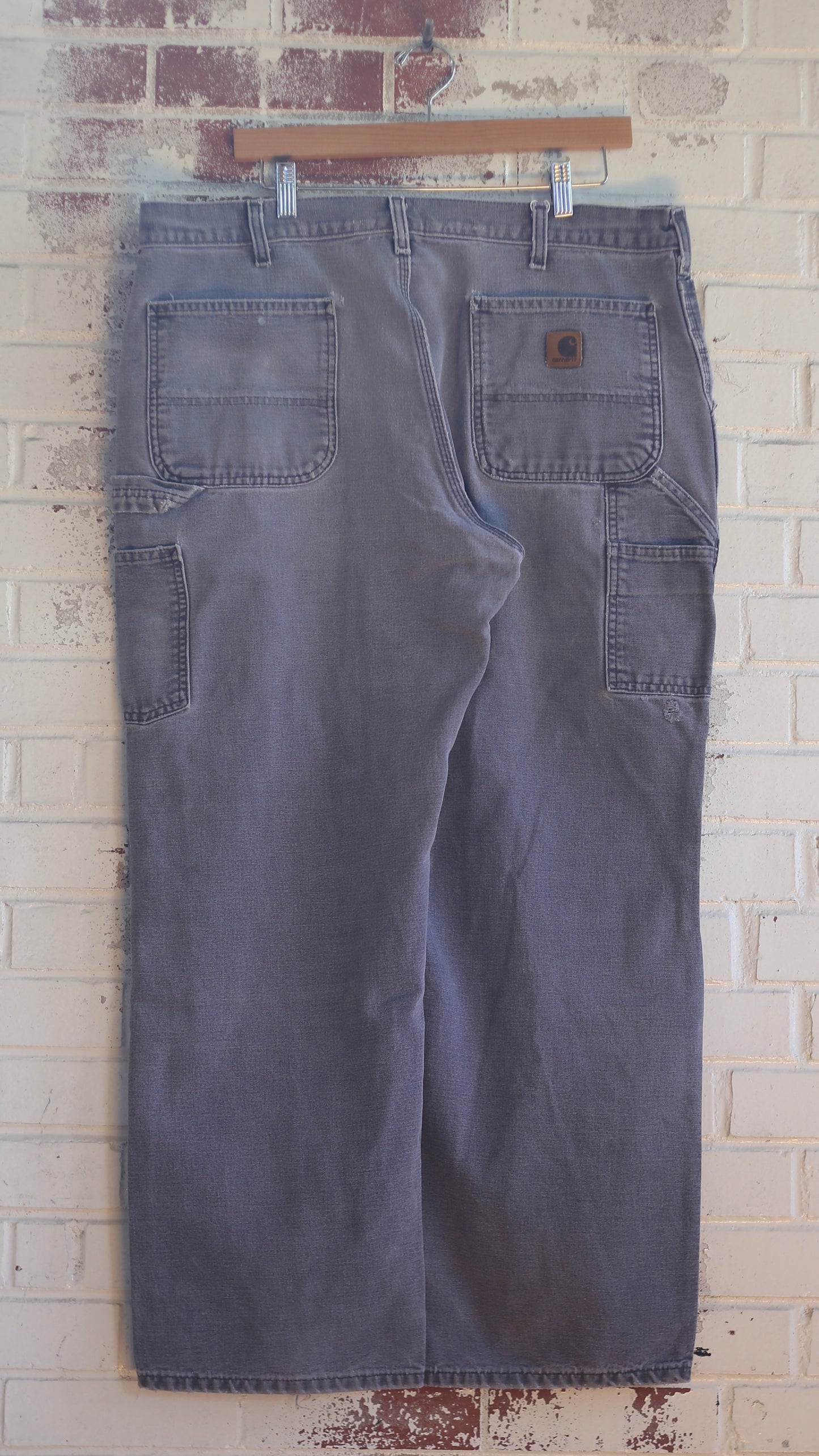 39x29 Distressed Navy Carhartt Carpenter Pants