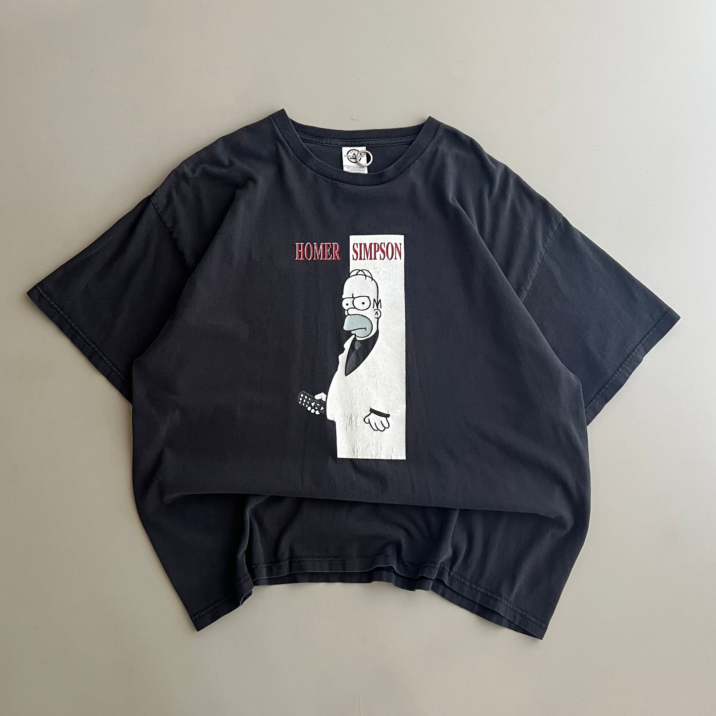 2XL 2000s Homer Simpson Scarface T-shirt