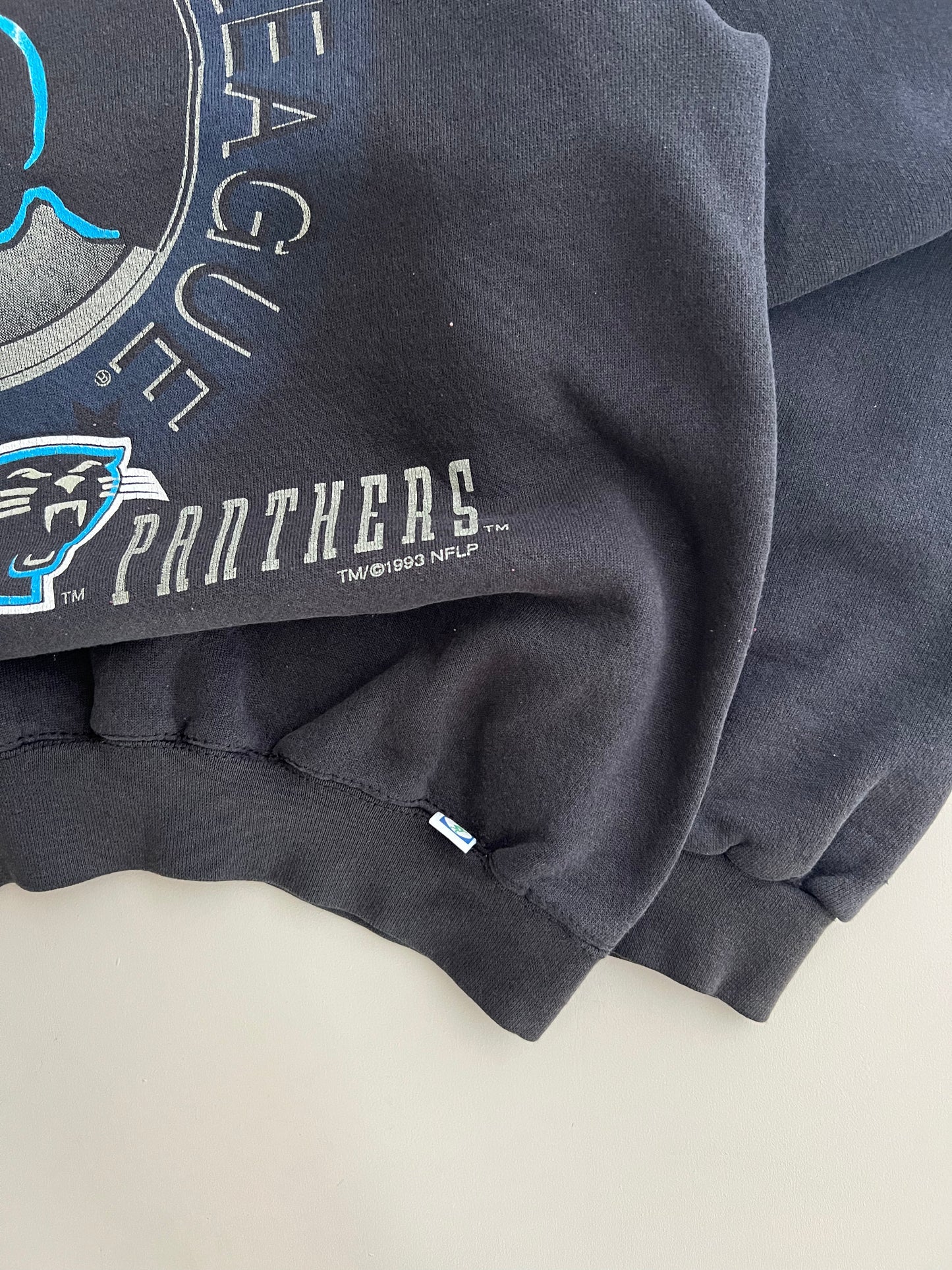 Large 1993 Carolina Panthers Discus Sweatshirt