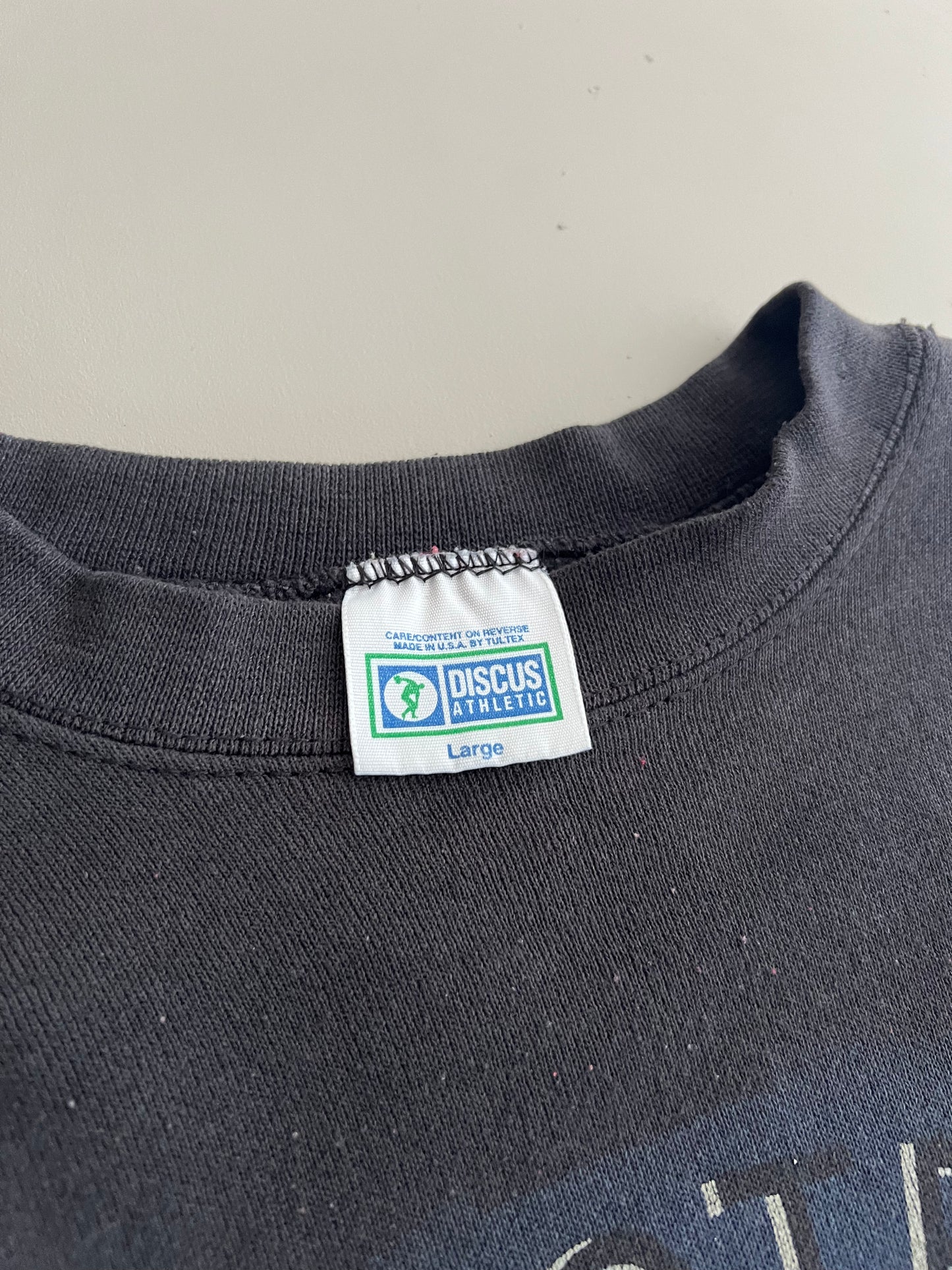 Large 1993 Carolina Panthers Discus Sweatshirt