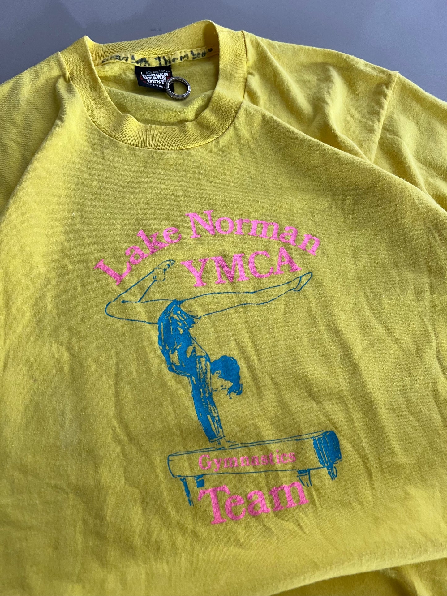 Large 90s Lake Norman YMCA Gymnastics Team T-shirt