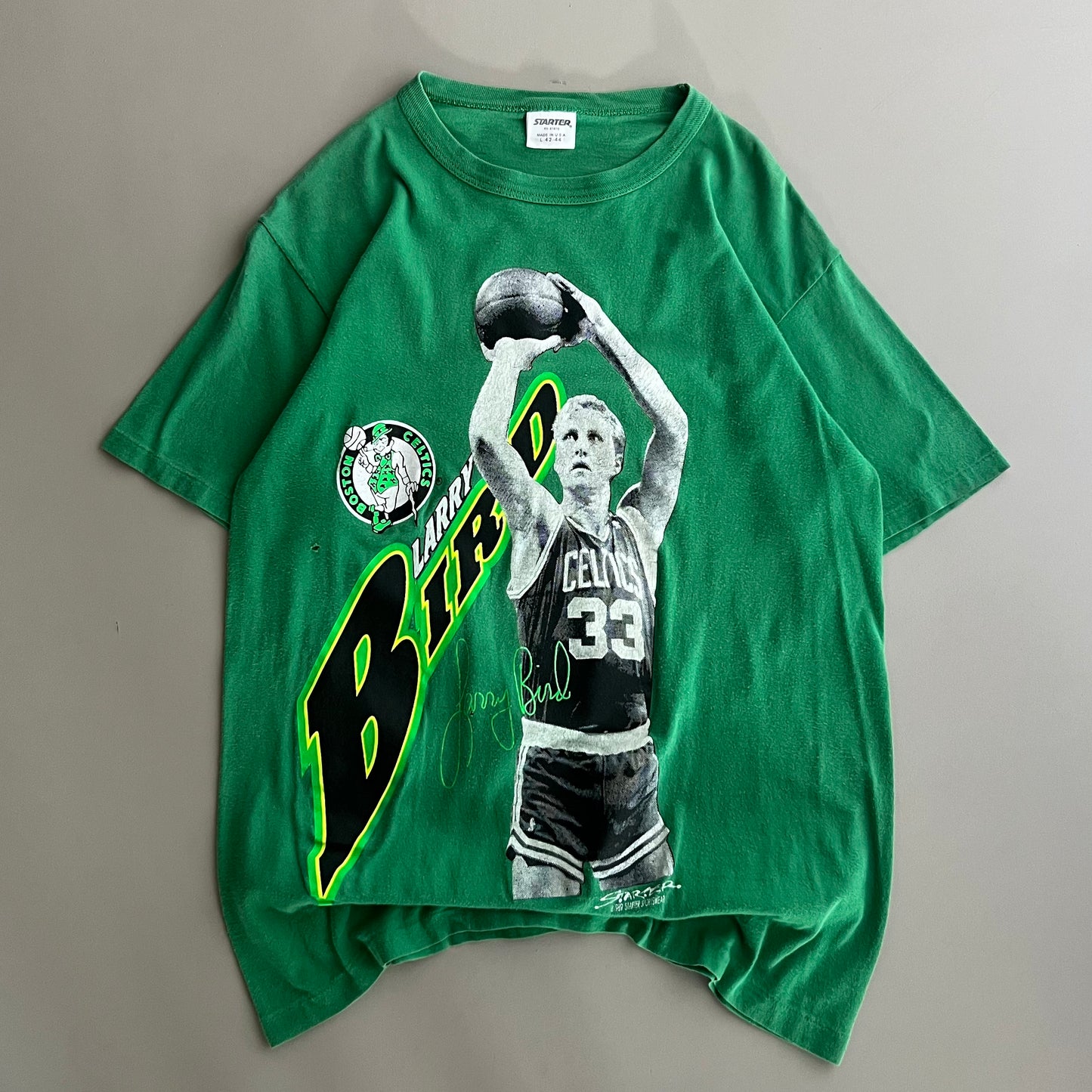 Large 1989 Larry Bird Celtics T-shirt