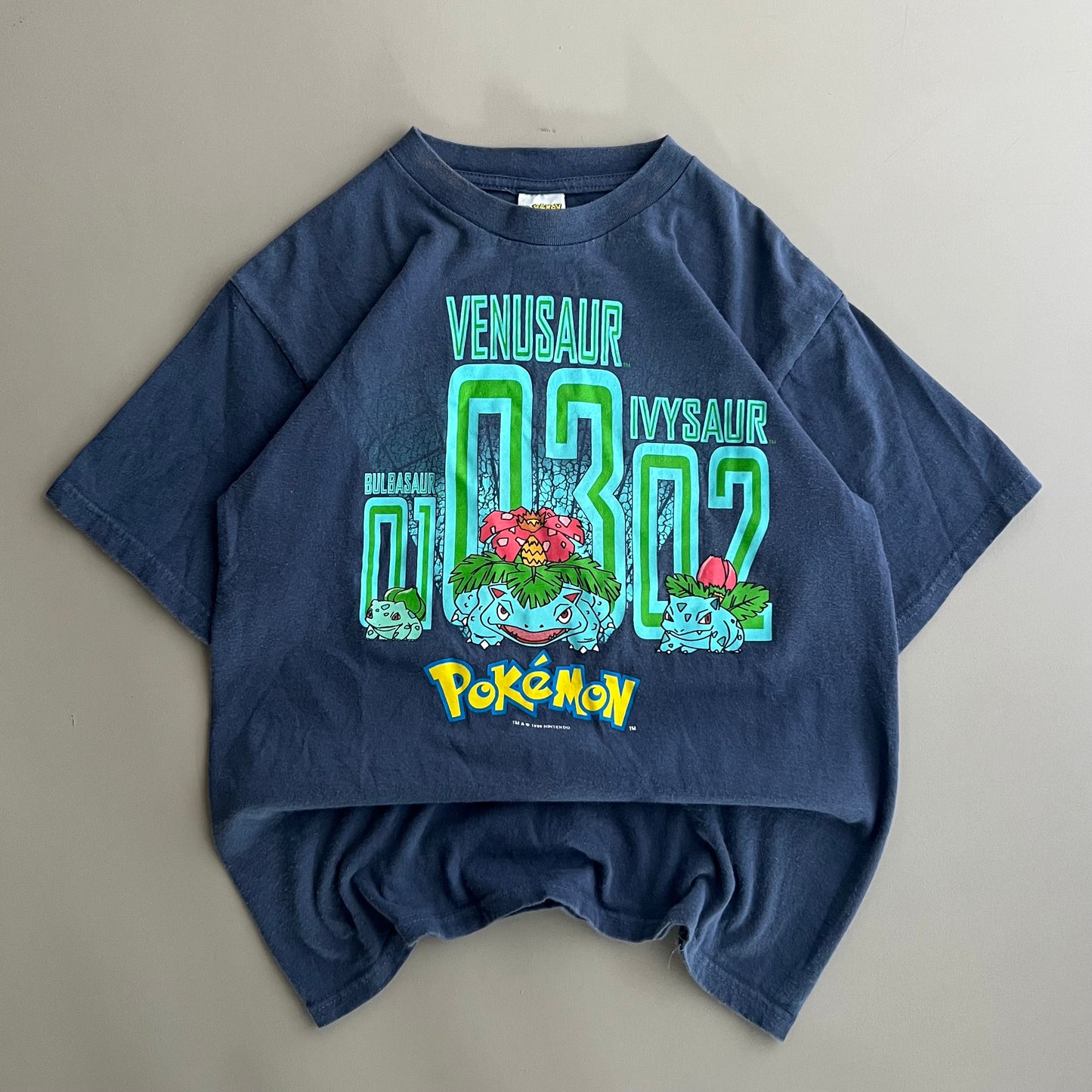 Youth Large 1999 Pokémon Venusaur T-shirt