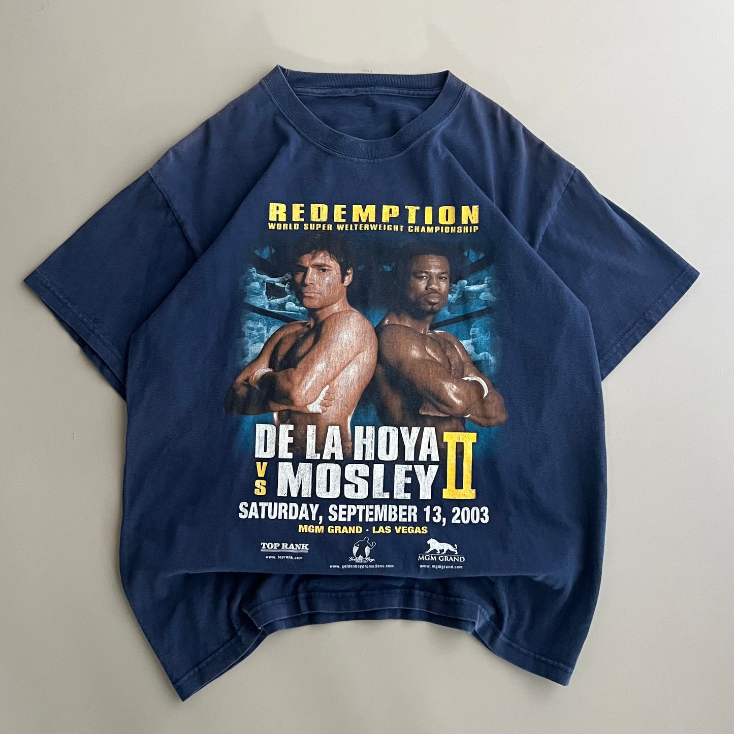 Large 2003 Oscar De La Hoya T-shirt