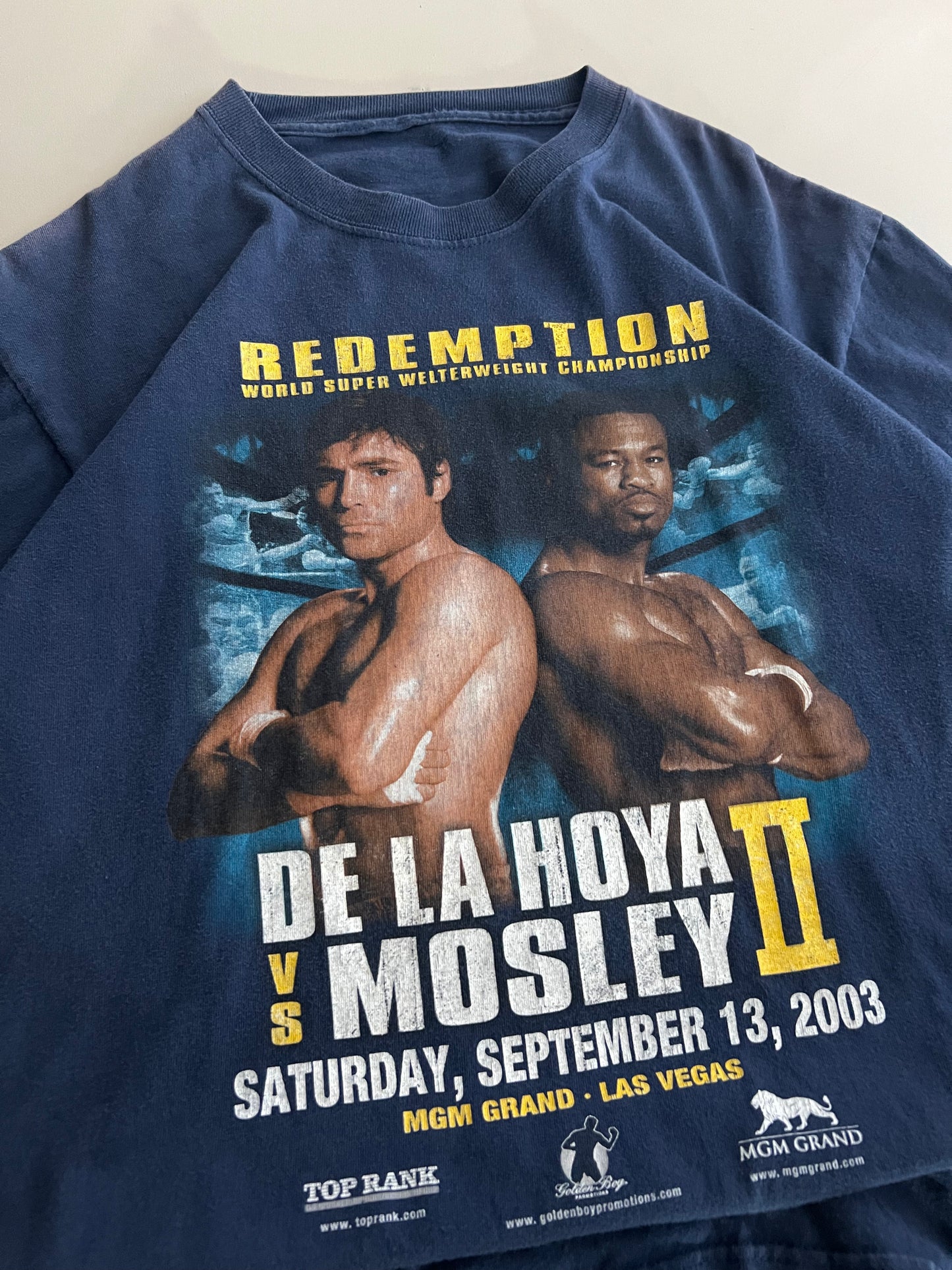 Large 2003 Oscar De La Hoya T-shirt
