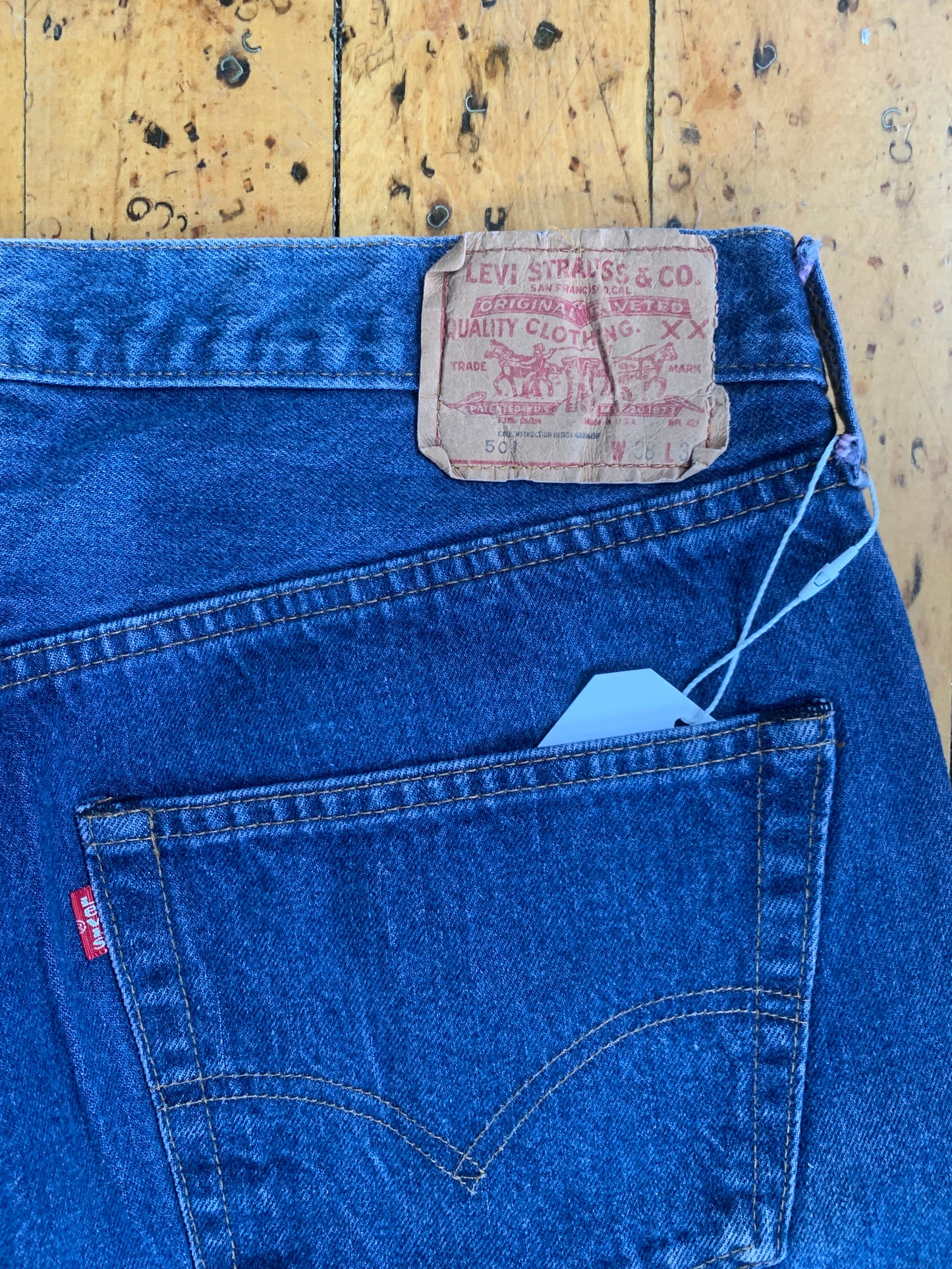 34"x32" 1970s Levi's Selvedge 501
