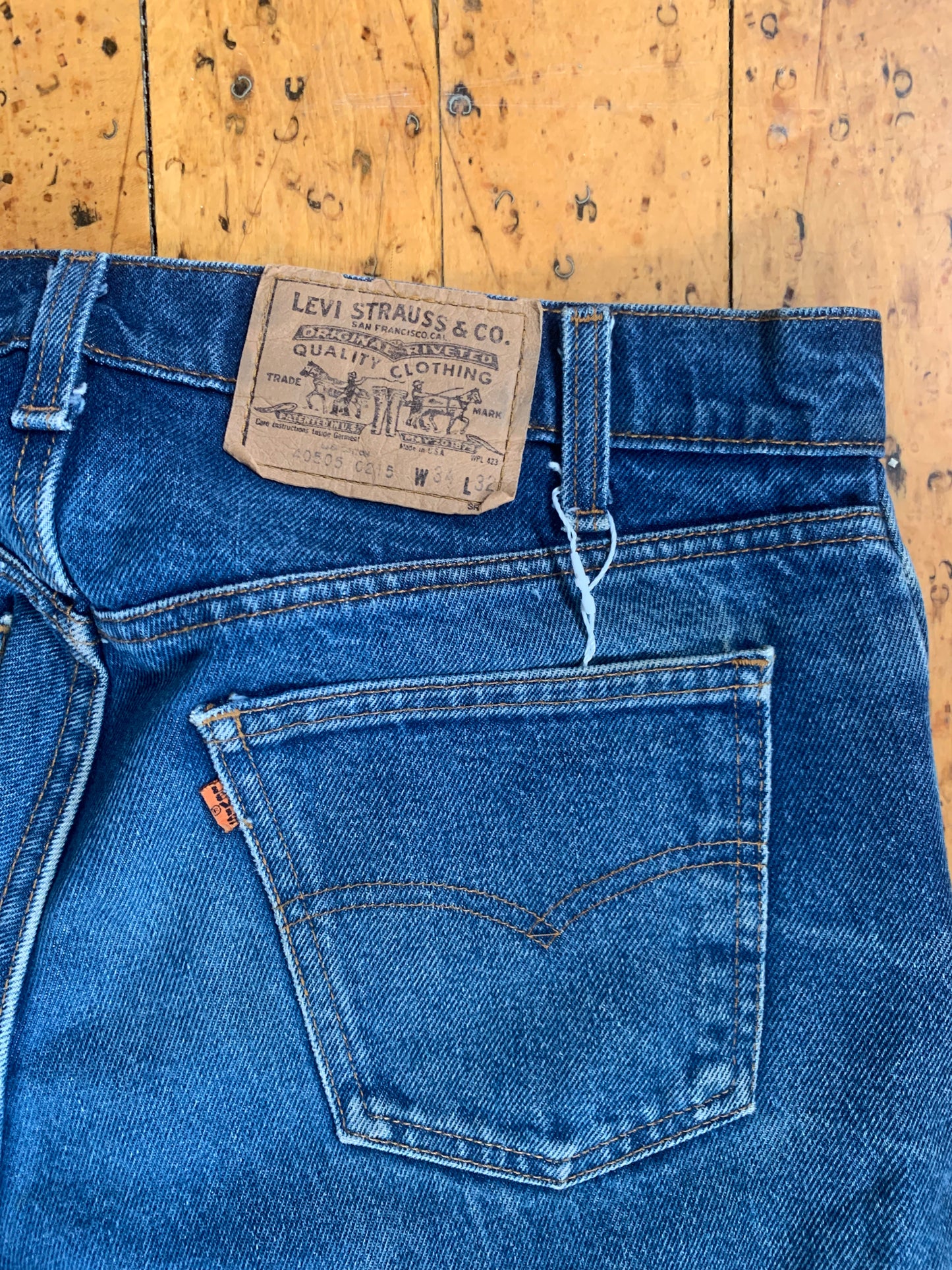 35x30 1980s Levi's Orange Tab 505