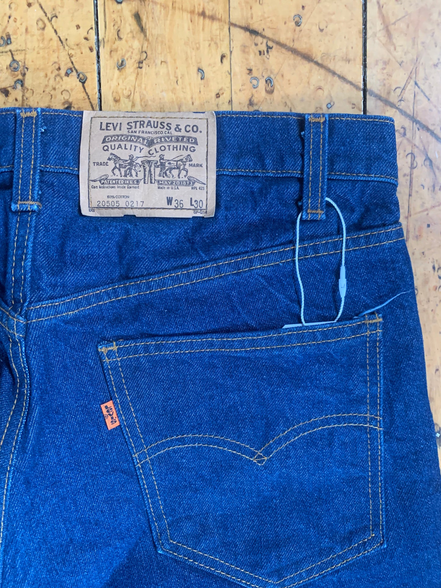 36x30 70s Levi's Orange Tab 505