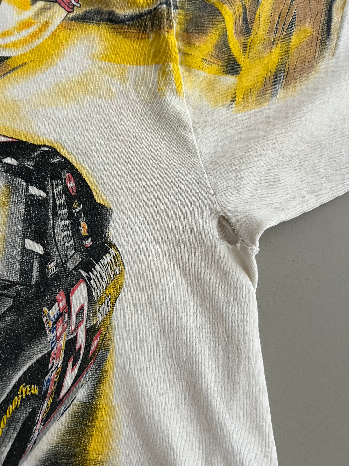 XL 2000 Dale Earnhardt Black Gold AOP T-shirt