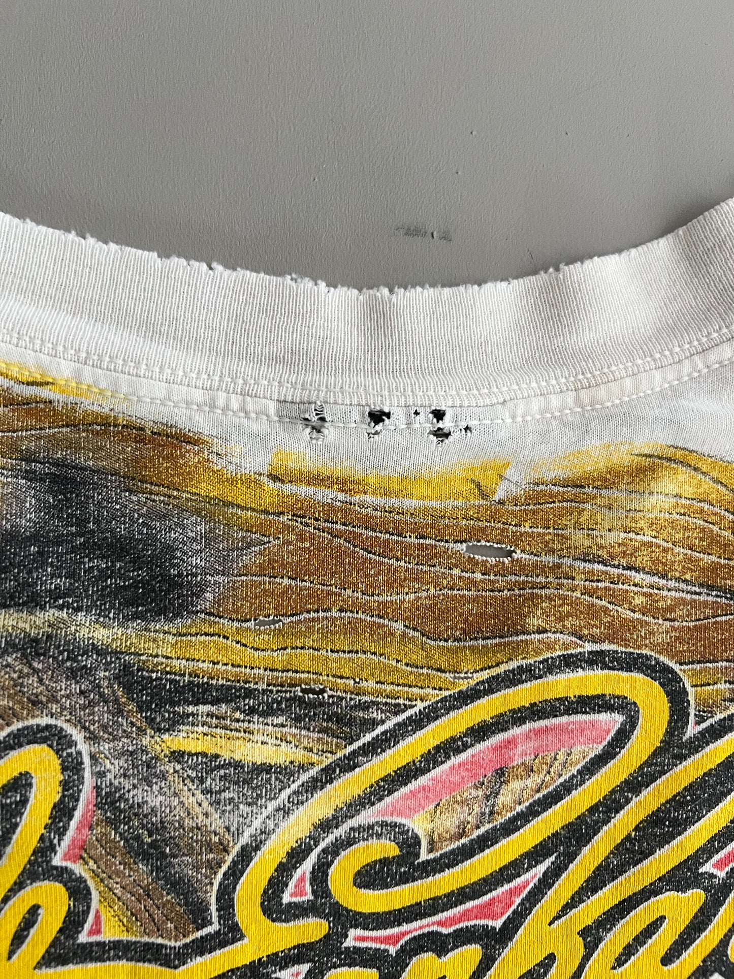XL 2000 Dale Earnhardt Black Gold AOP T-shirt