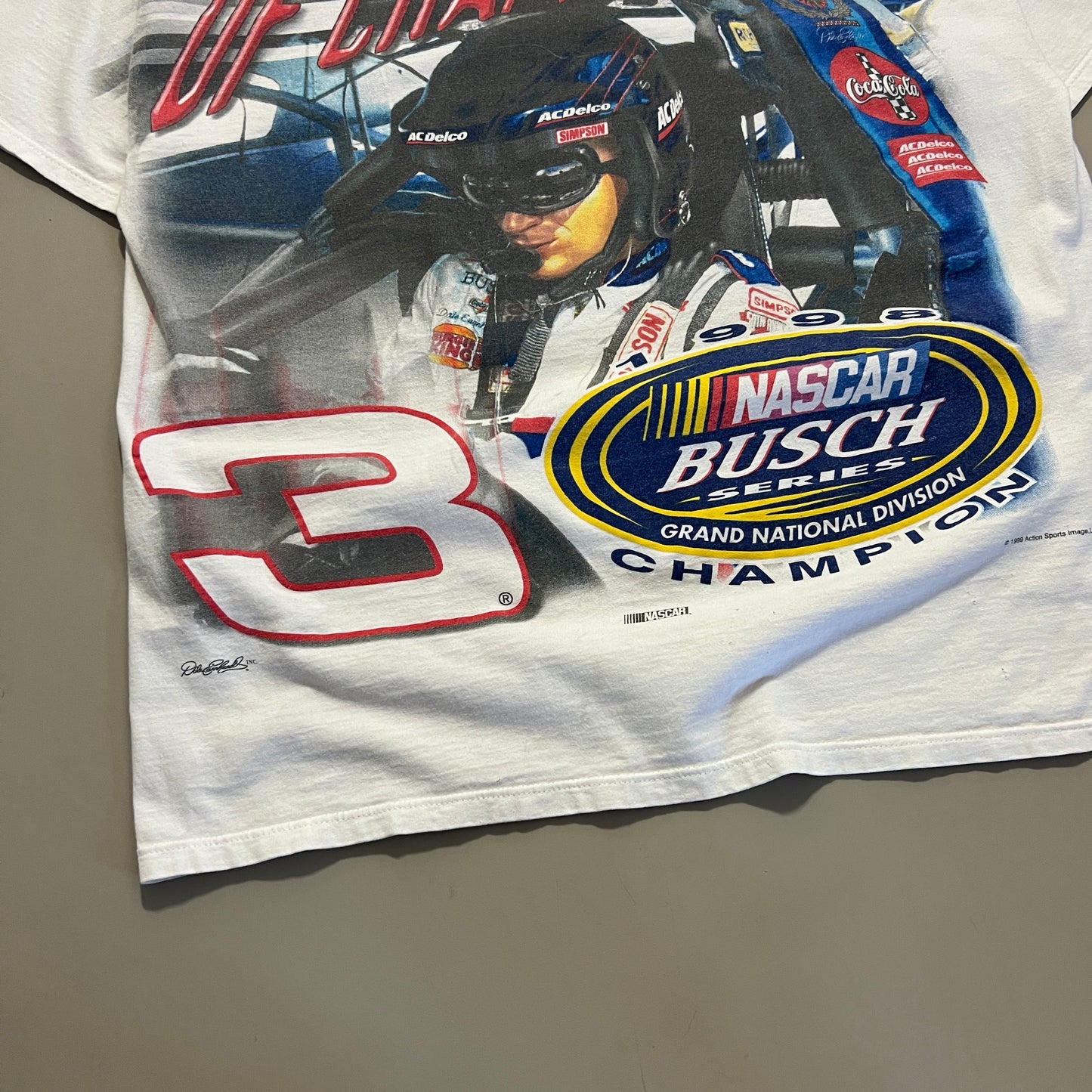 1999 Dale Earnhardt Jr. NASCAR Busch Series Champion All Over Print T-Shirt
