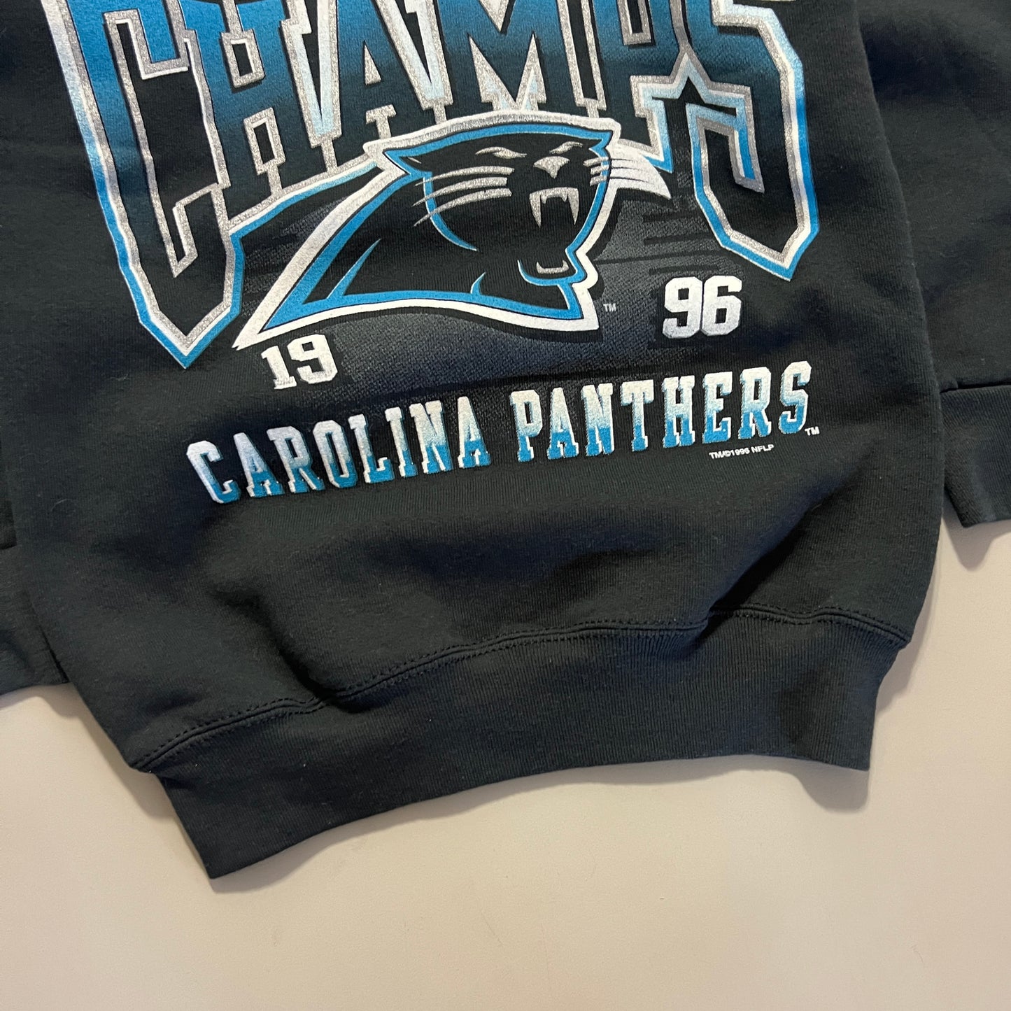 1996 Carolina Panthers Western Division Champs Crewneck Sweatshirt