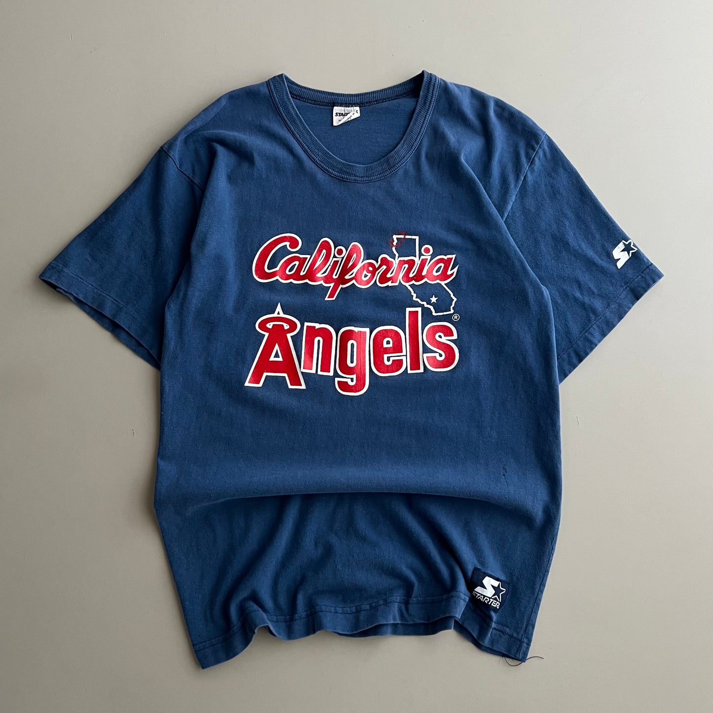 Large 80s Starter California Angels T-shirt