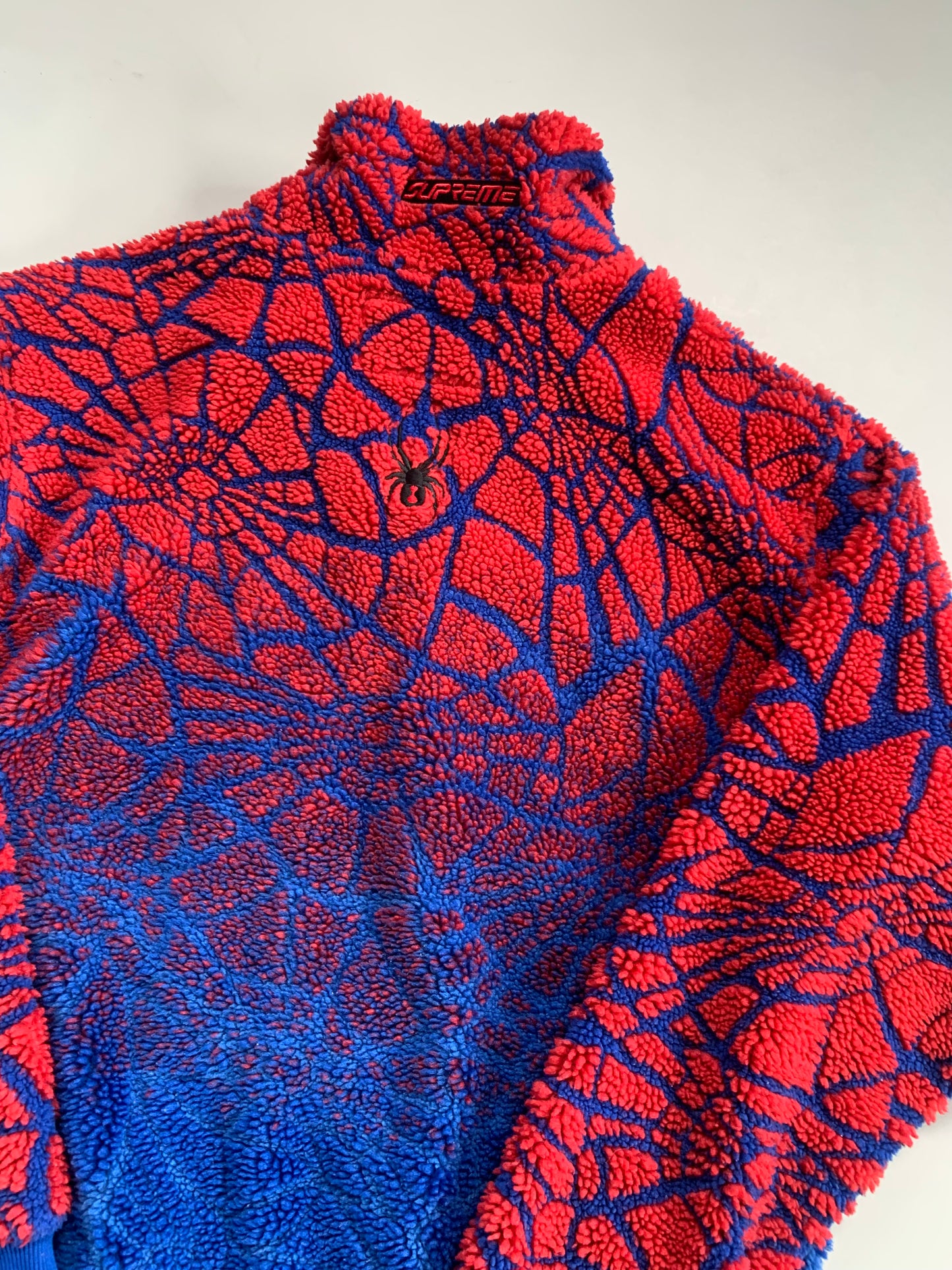 Large Supreme x Spyder Spider-Man Fleece