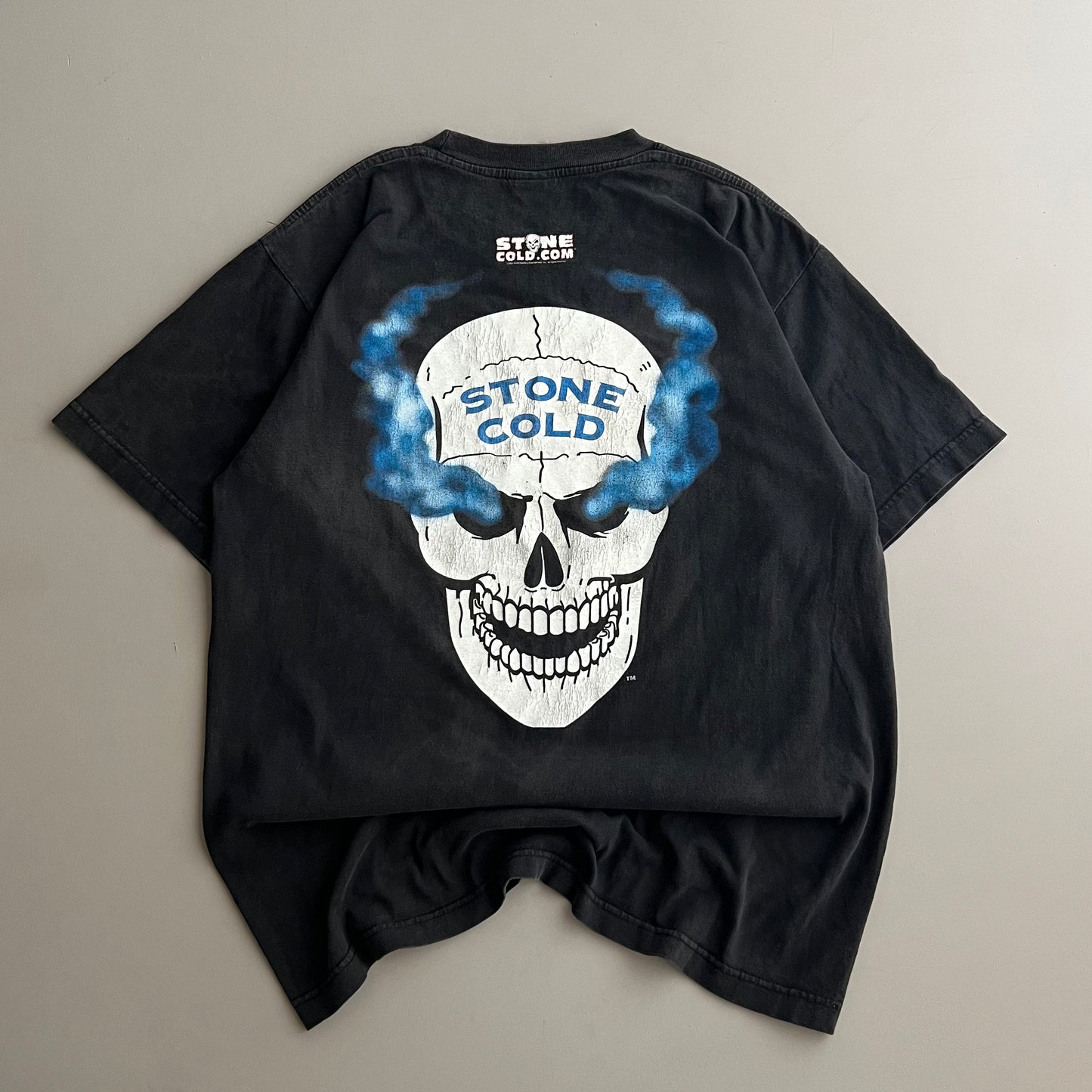 Large 2002 Stone Cold Steve Austin What? T-shirt