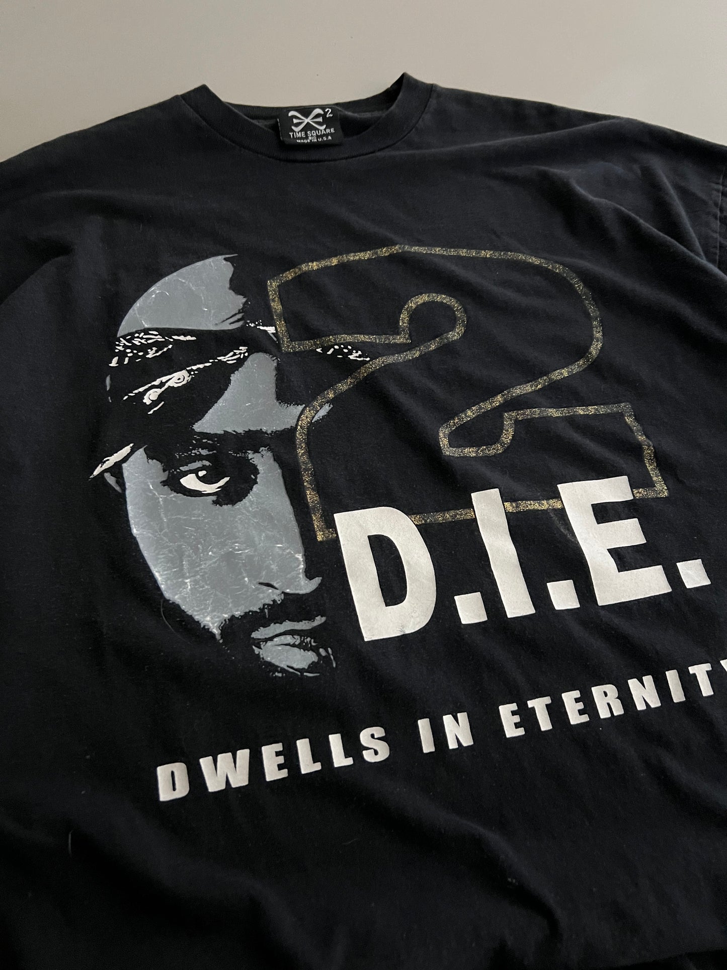 2XL 2000s D.I.E 2Pac T-shirt