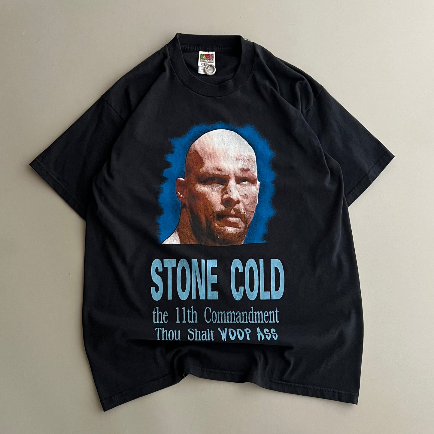 Large 90s Stone Cold 11th Commandment T-shirt