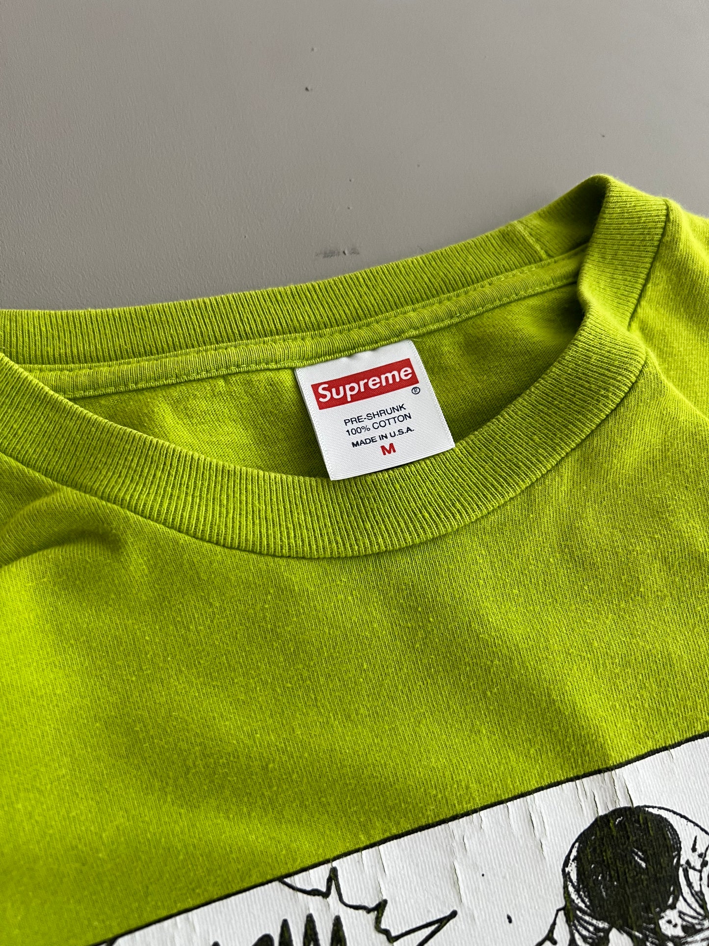 Medium Lime Green Supreme x Akira T-shirt