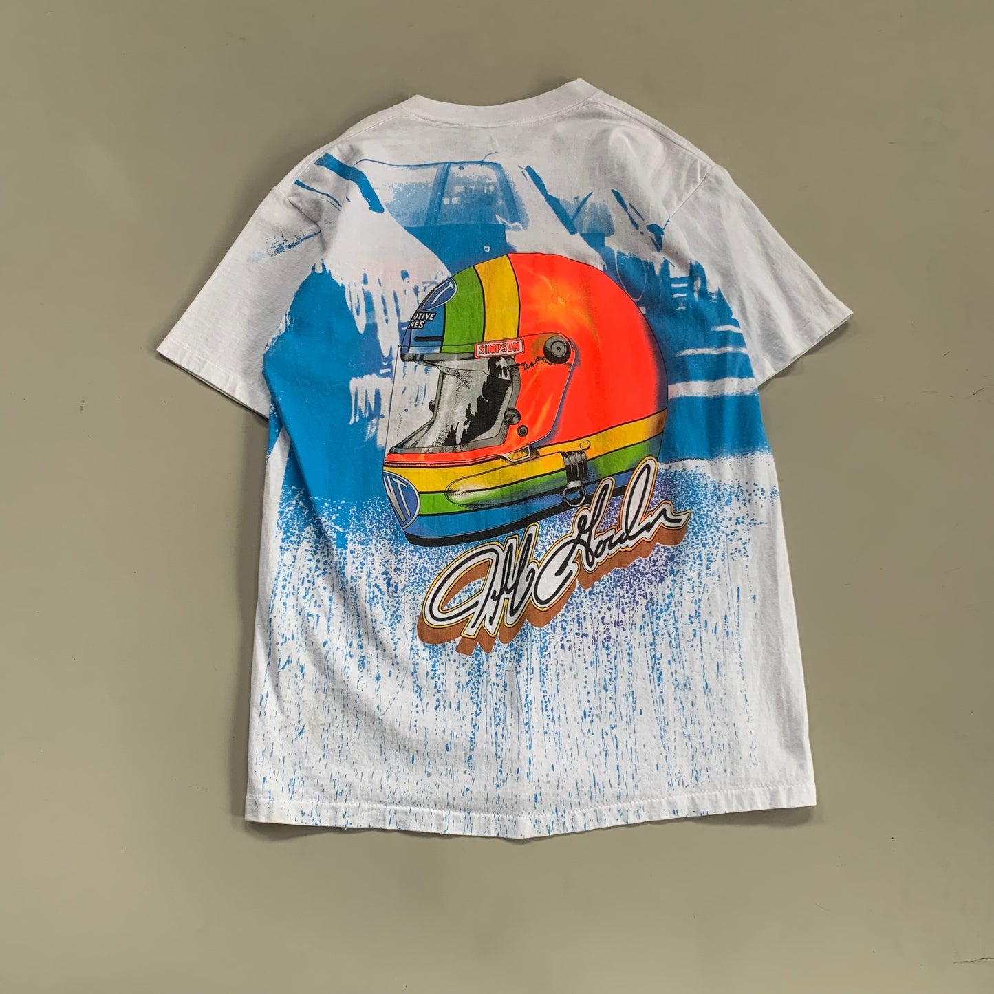 Large 1994 Dupont Jeff Gordon AOP T-shirt
