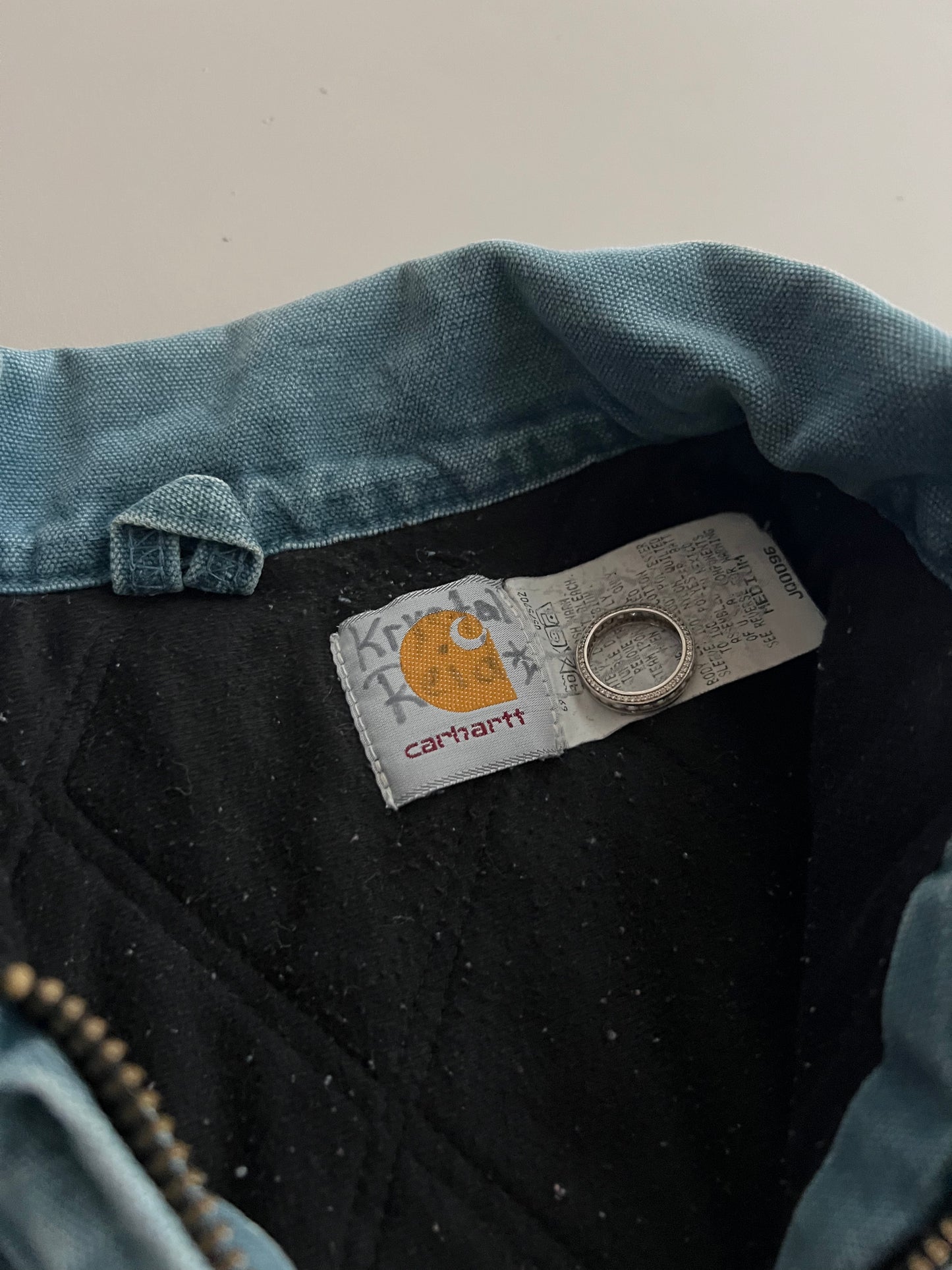 Kid's Teal Carhartt Santa Fe Jacket