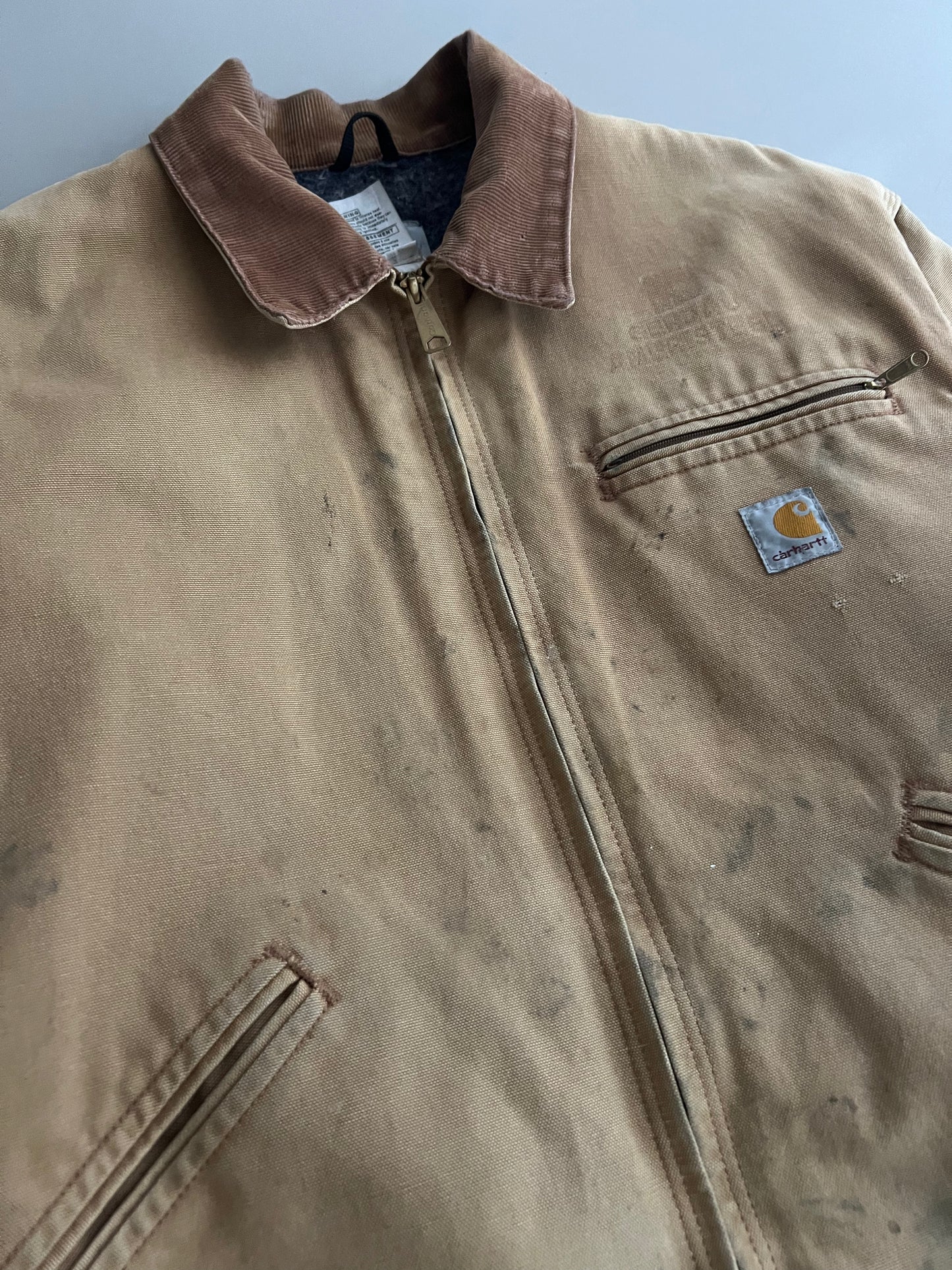 Large 90s Tan Carhartt Detroit