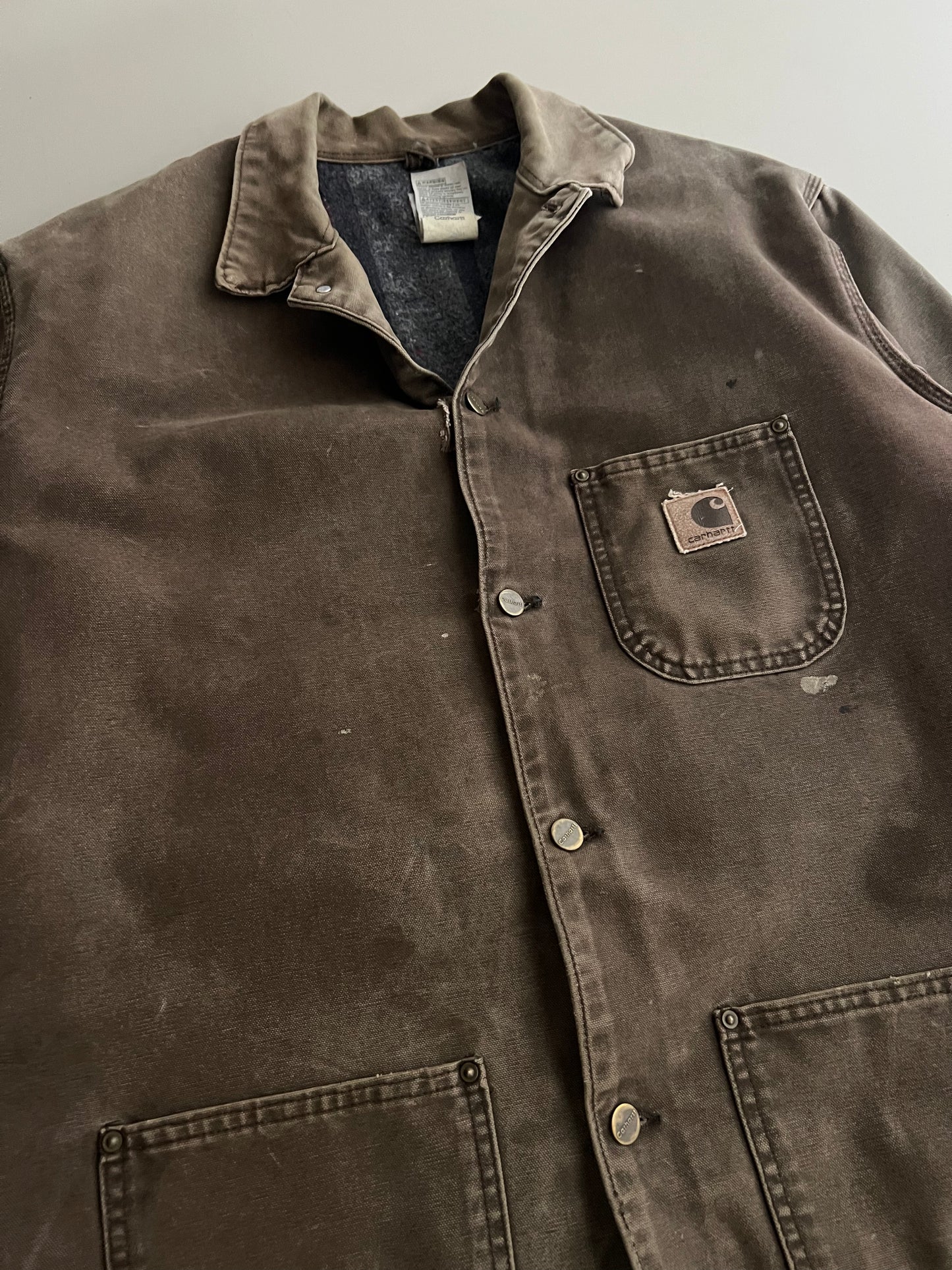 XL 90s Mocha Carhartt Chore Coat
