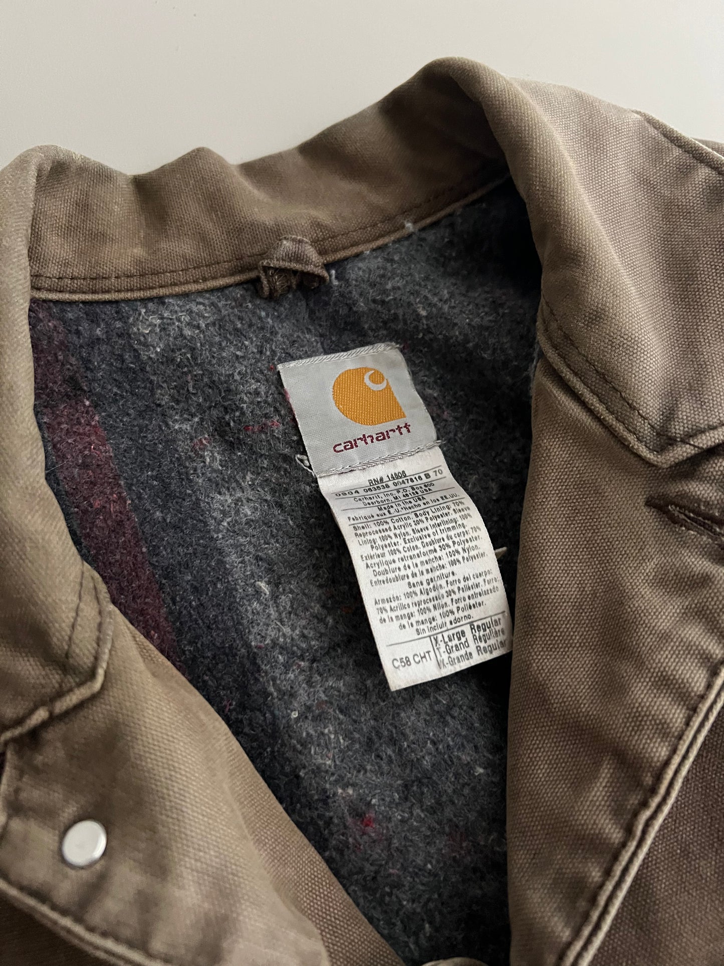 XL 90s Mocha Carhartt Chore Coat