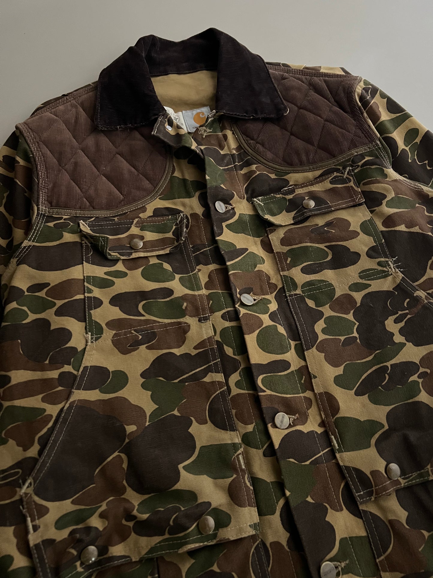 Large 90s Duck Camo Carhartt Jacket