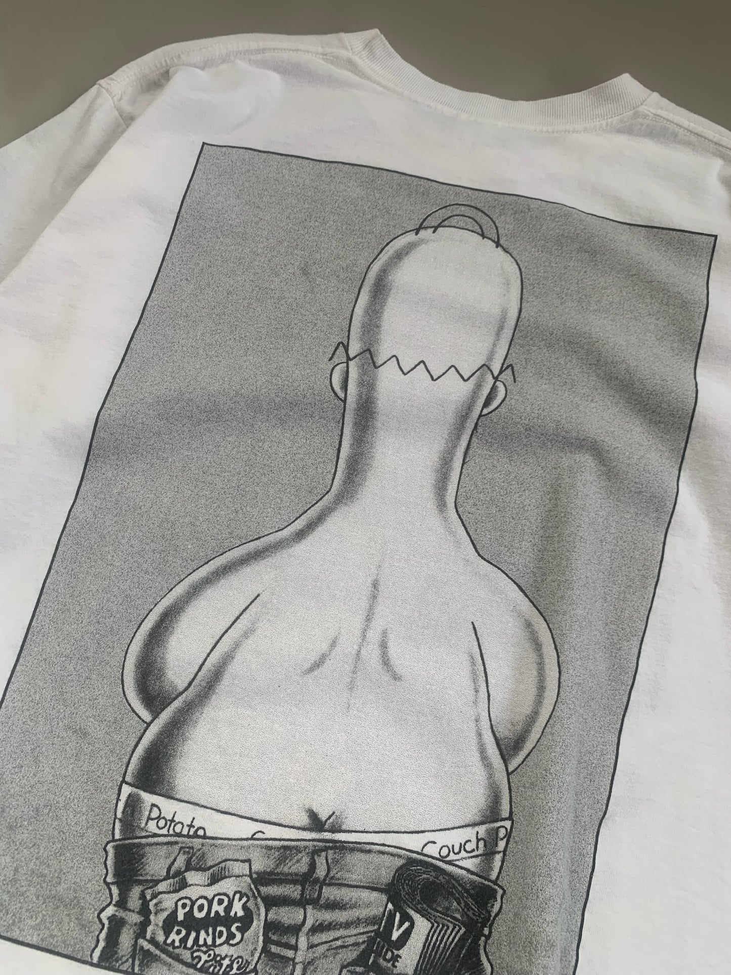 XL 1994 Homer Simpson Calvin Ad T-shirt