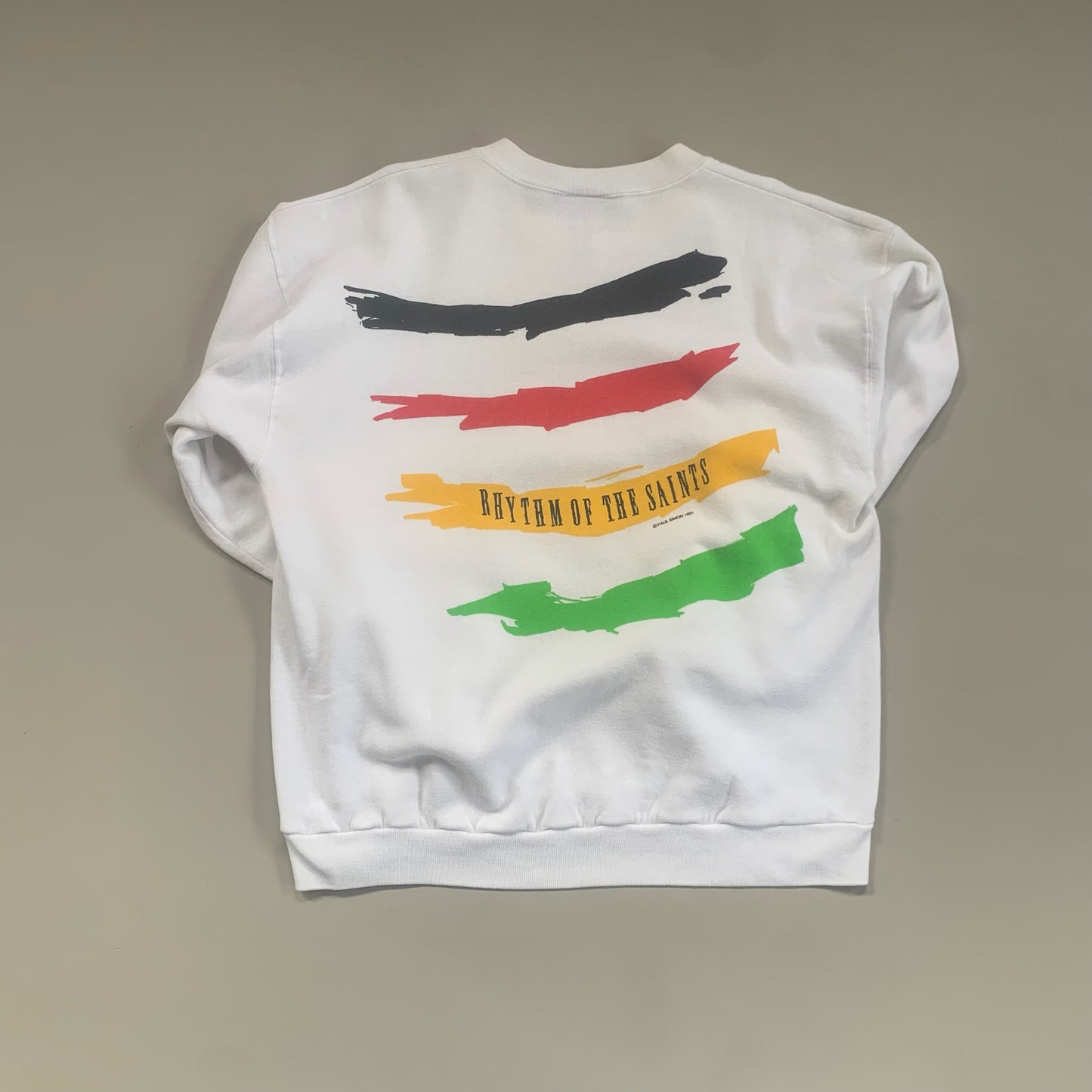 XL 1991 Paul Simon Rhythm of the Saints Sweatshirt