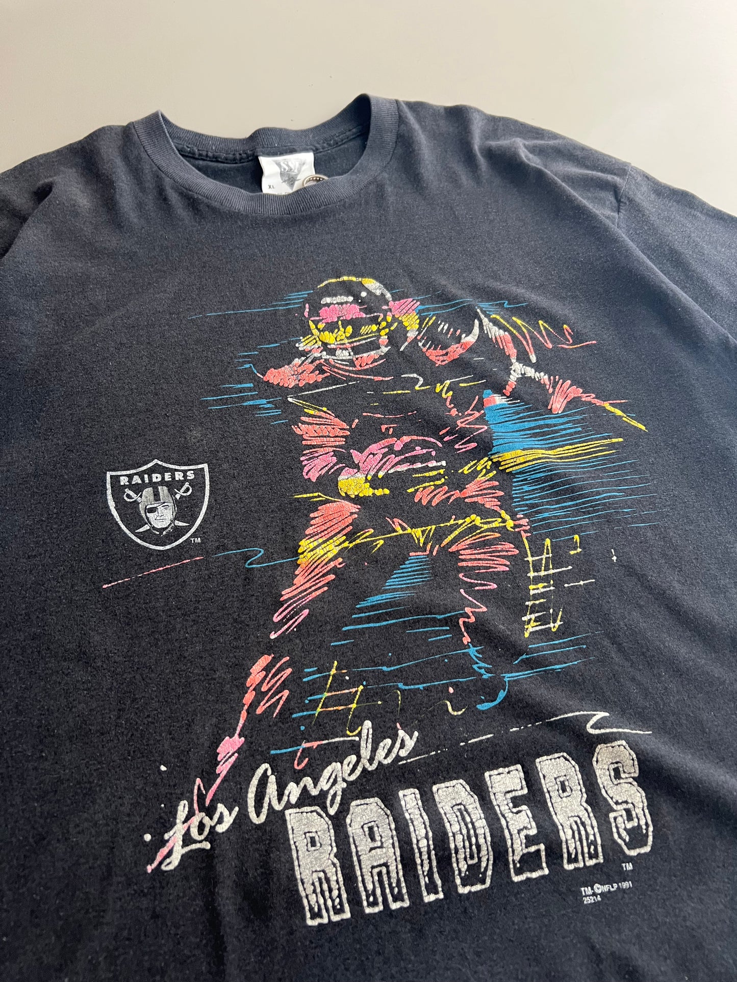XL 1991 Los Angeles Raiders T-shirt