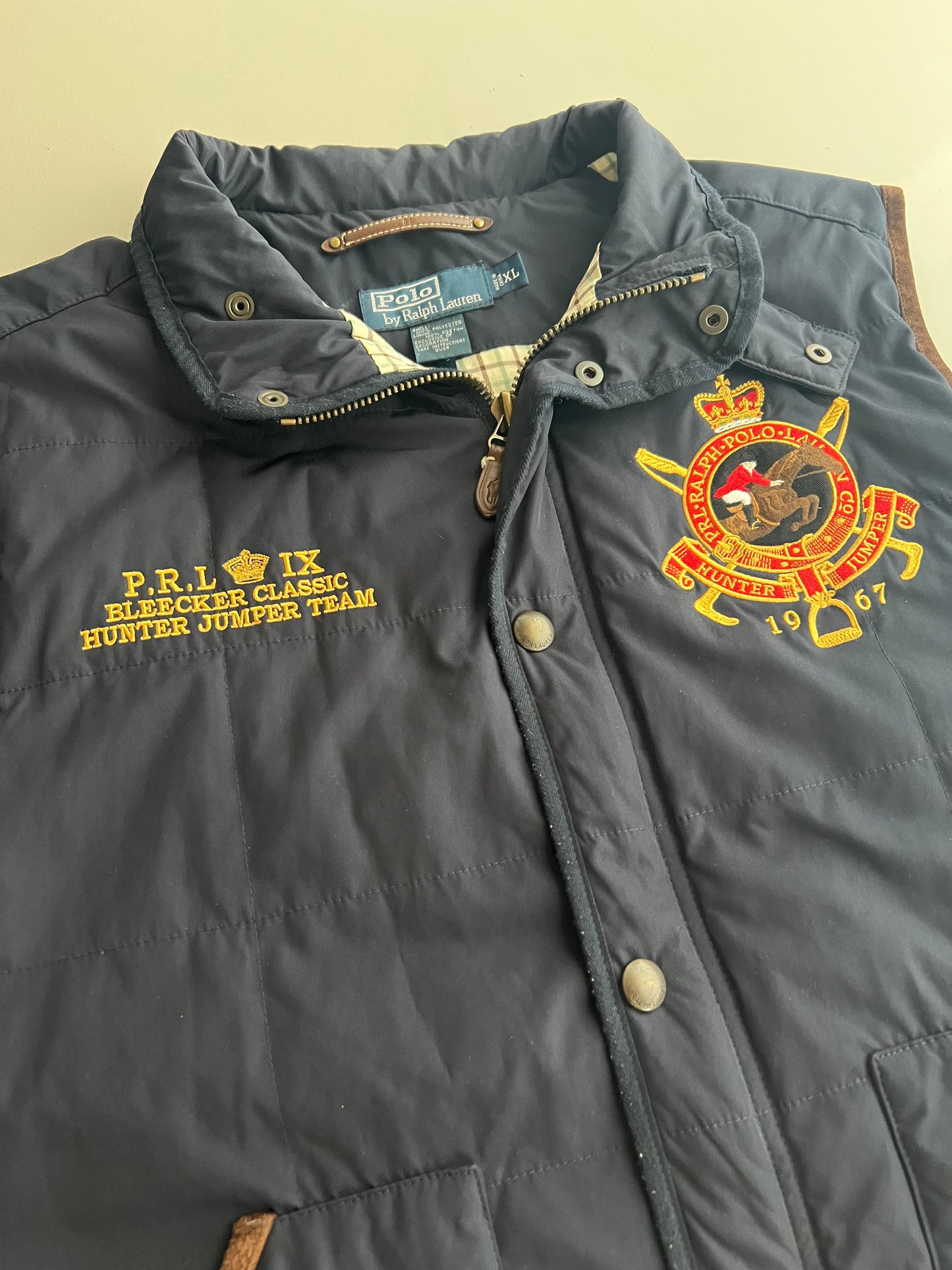 XL 2000s Polo Ralph Lauren Hunter Jumper Team Vest