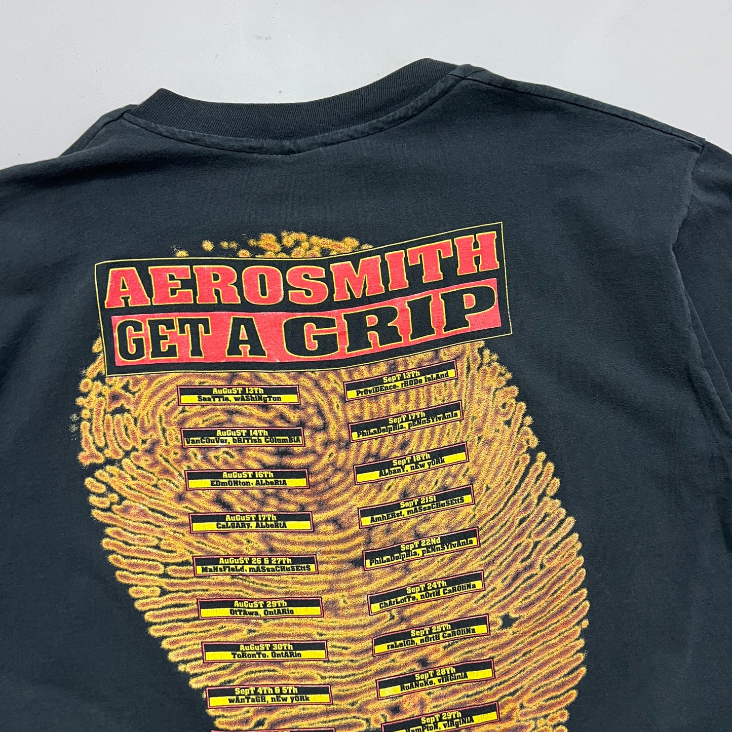 Large 1993 Aerosmith Get a Grip T-shirt