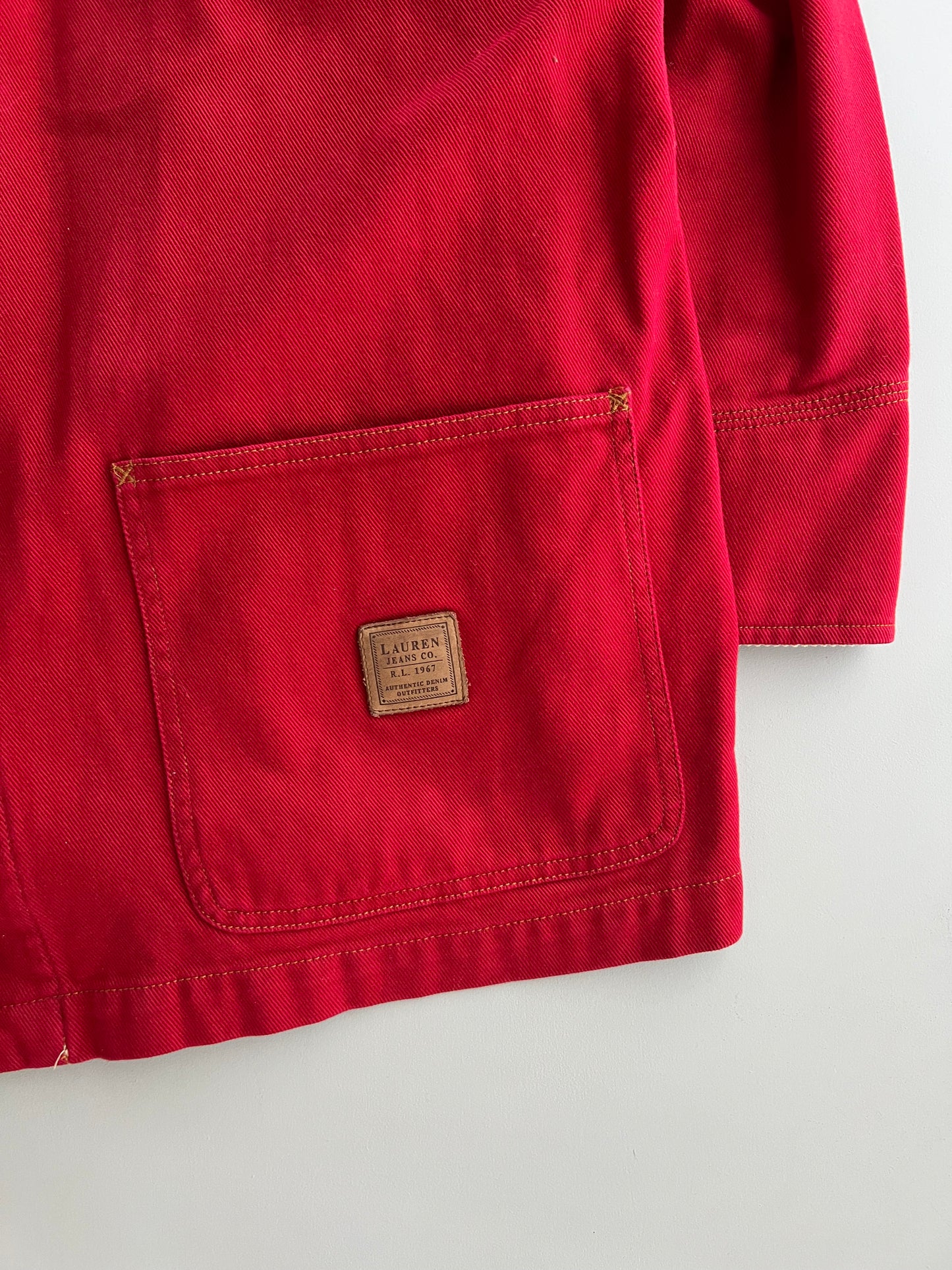2XL Polo Ralph Lauren Red Chore Coat