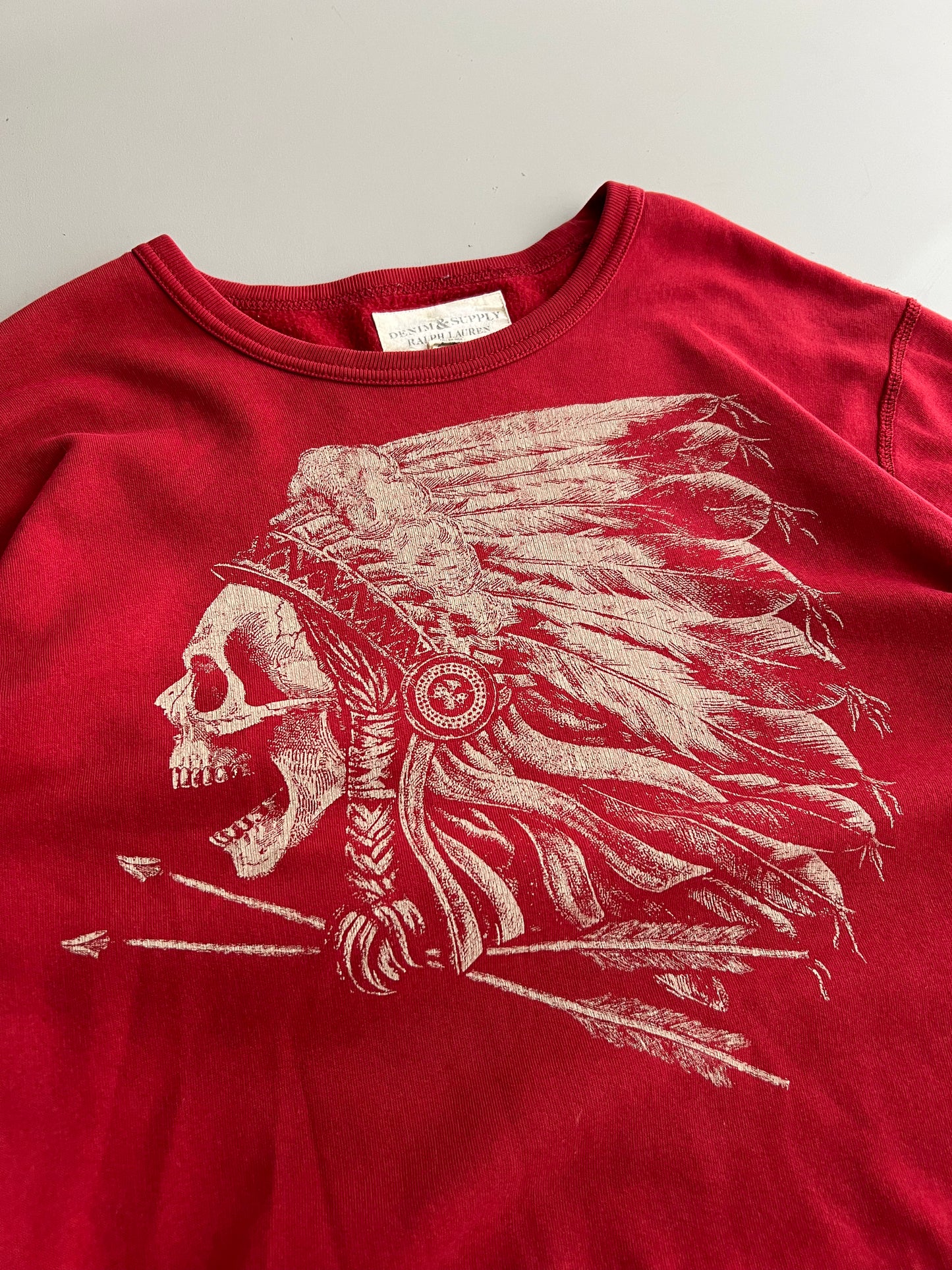 XL 2000s Ralph Lauren Denim & Supply Tribal Sweatshirt