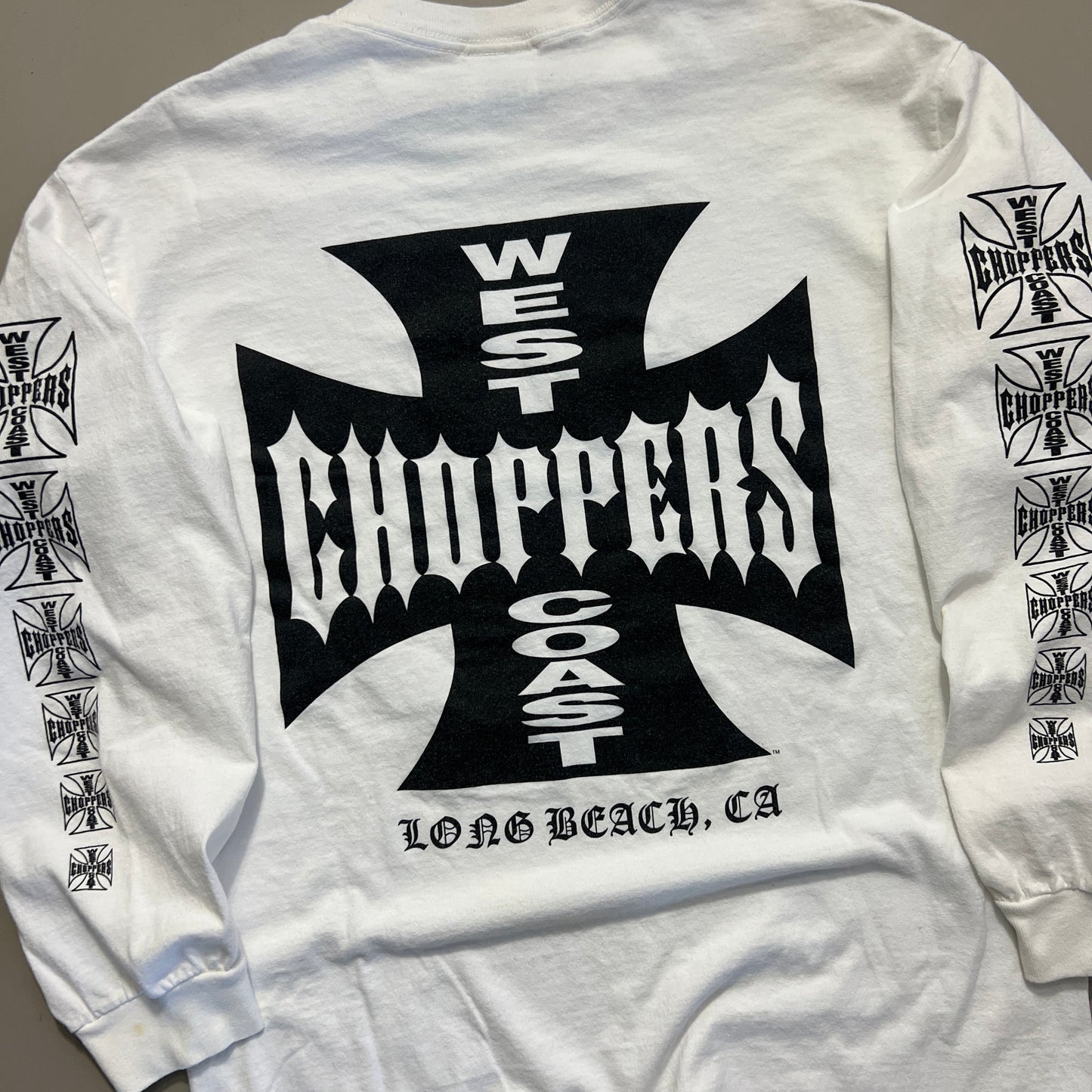 Large 2000s West Coast Choppers Long Sleeve T-shirt