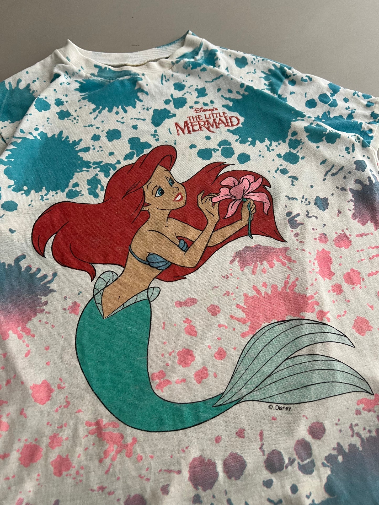 Large 80s The Little Mermaid AOP T-shirt