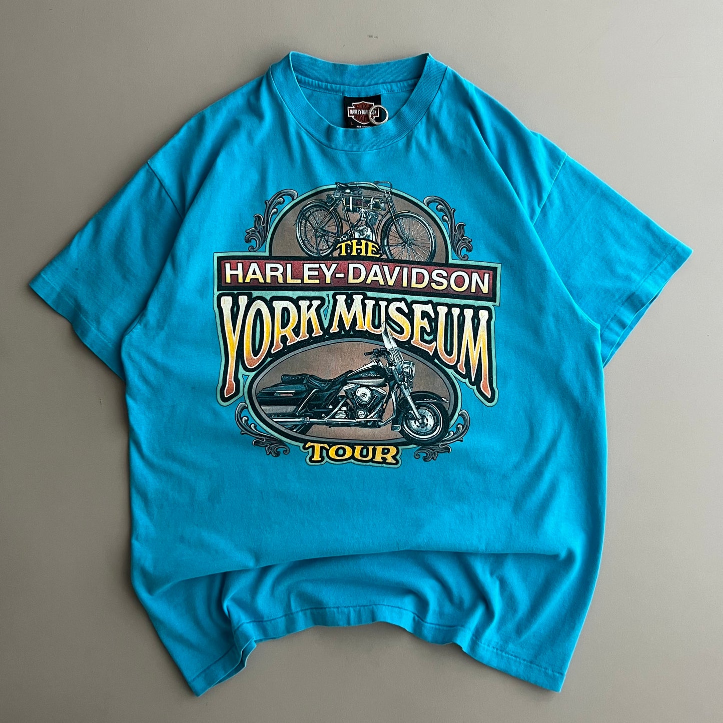 Large 1994 Harley Davidson York Museum T-shirt