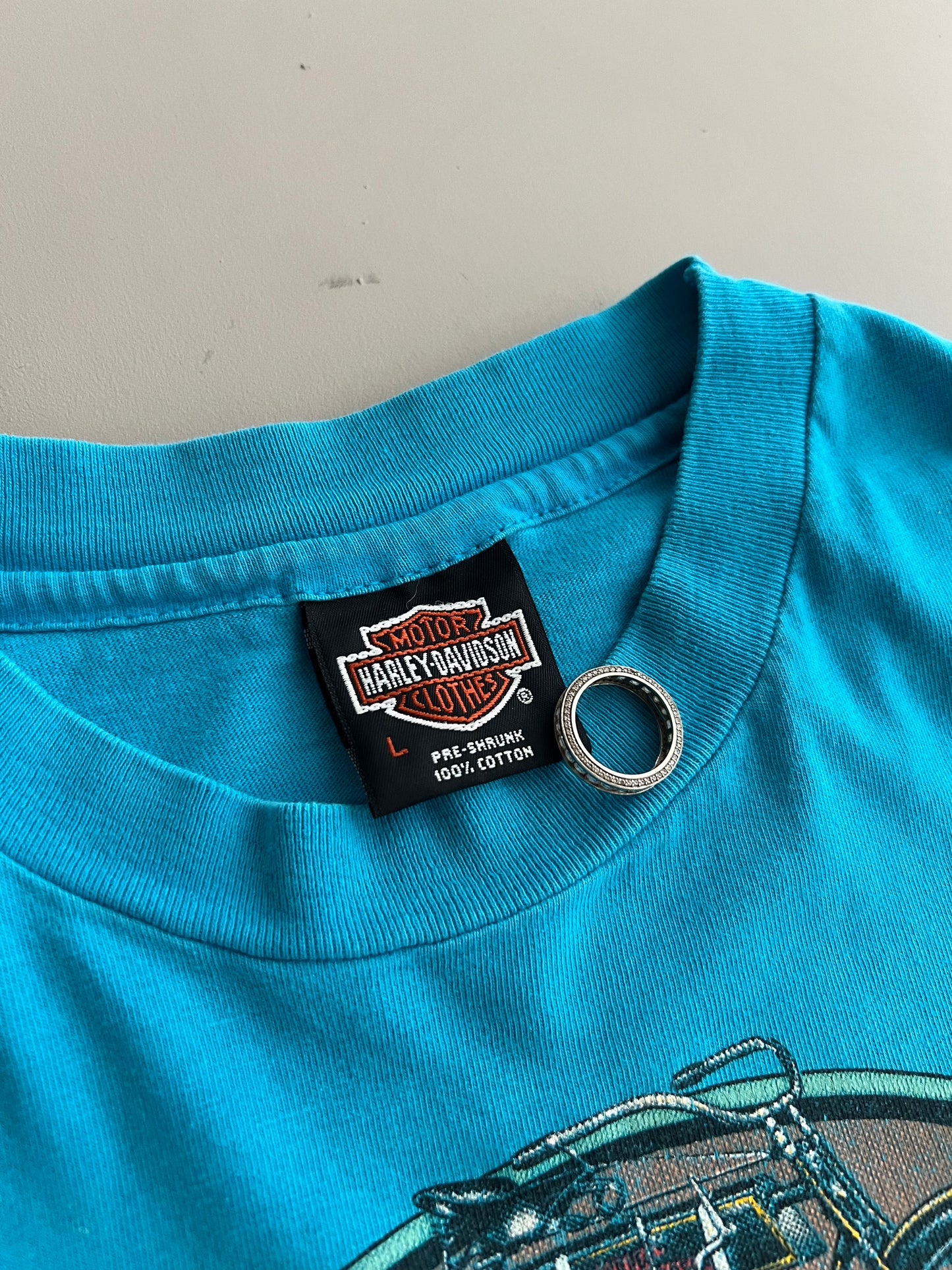 Large 1994 Harley Davidson York Museum T-shirt