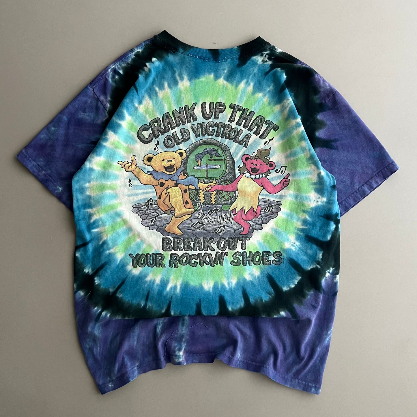 Large 2009 Grateful Dead Flintstones T-shirt