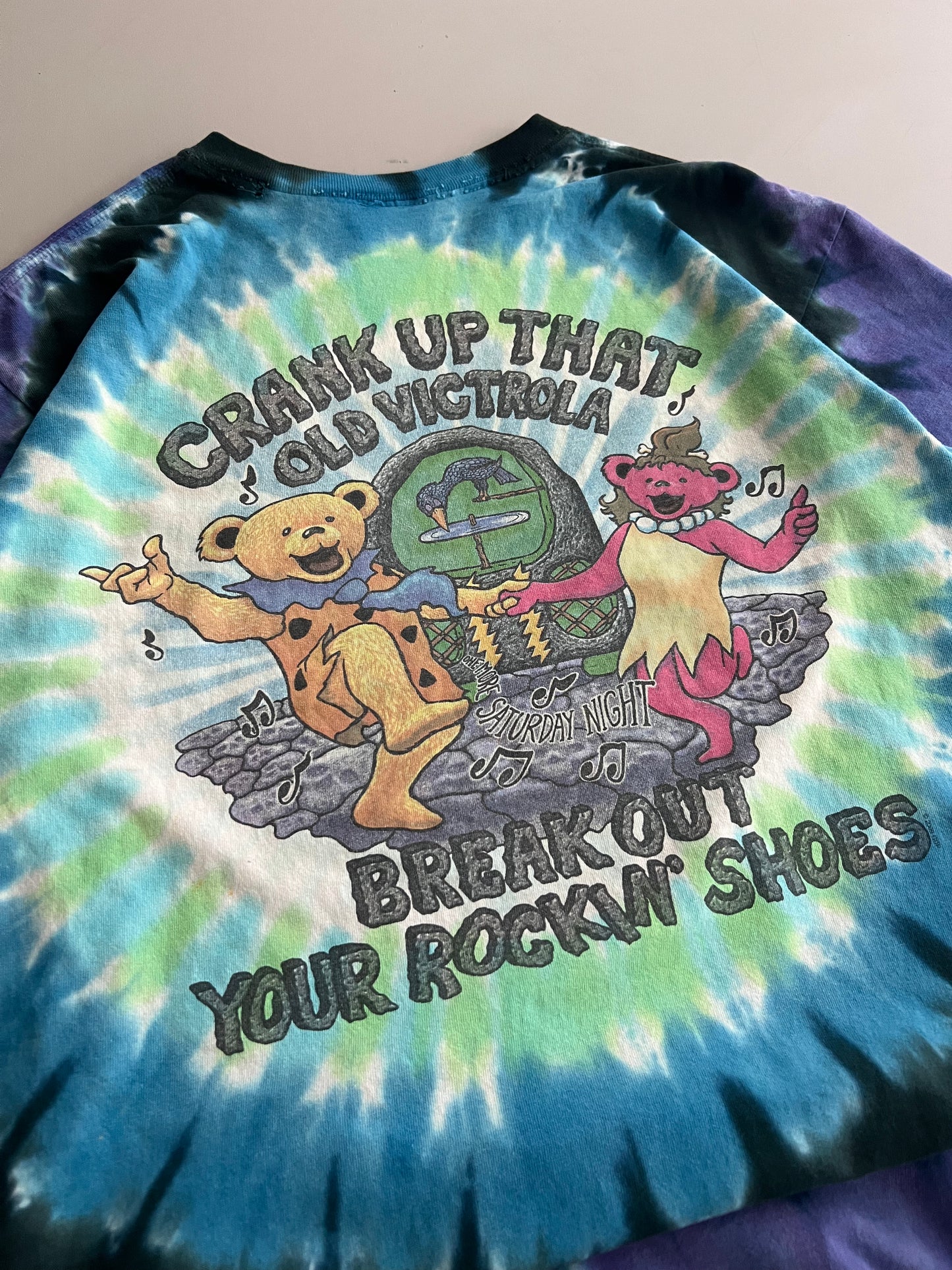 Large 2009 Grateful Dead Flintstones T-shirt