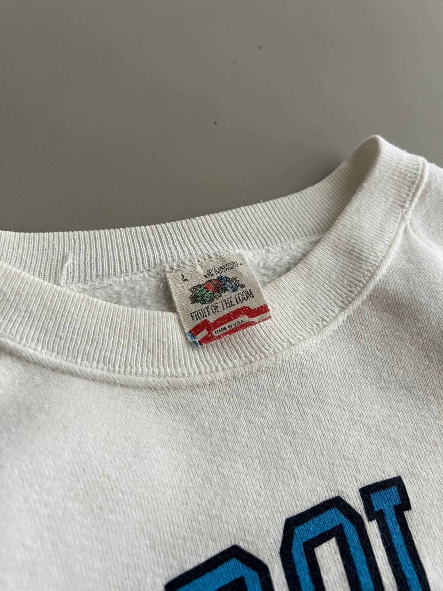 Large 90s North Carolina Tar Heels Basketball Sweatshirt