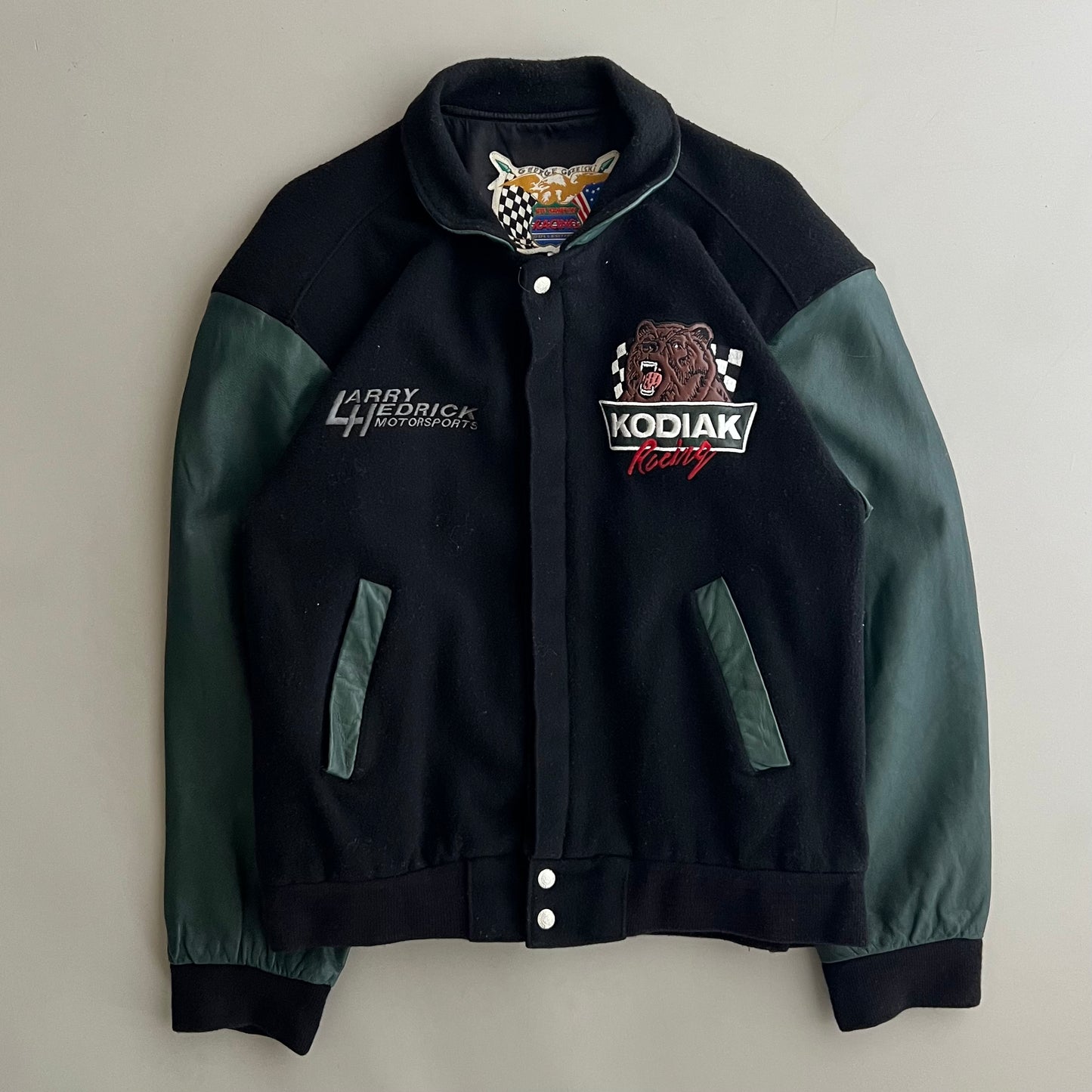 Medium 90s Kodiak Racing Jeff Hamilton Jacket