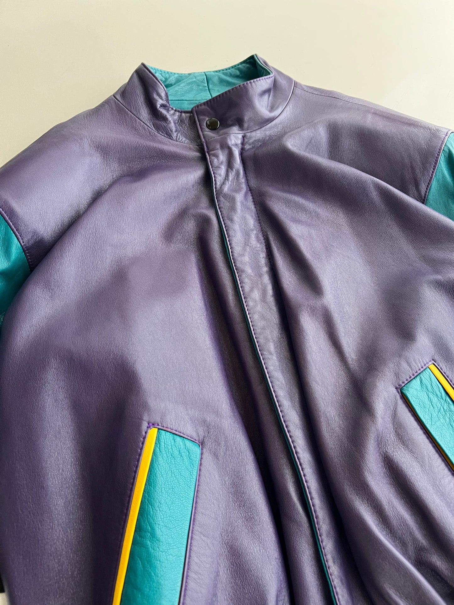 Medium 90s Kyle Petty Leather Racing Jacket