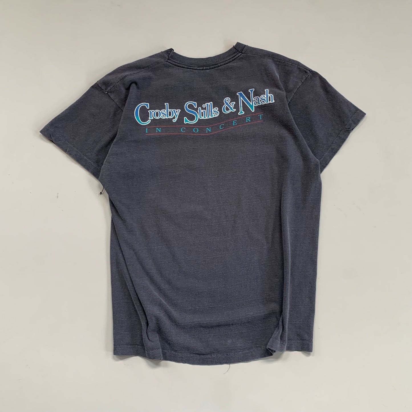 Large 1984 Crosby Stills & Nash In Concert T-shirt