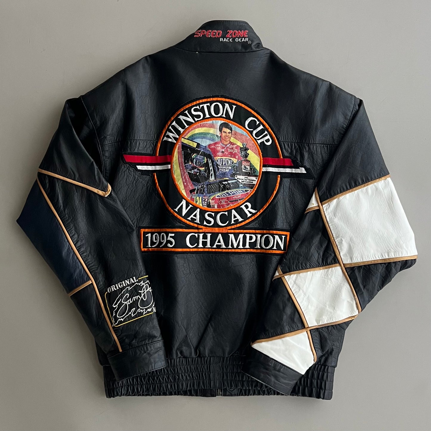 Medium 1995 Jeff Gordon Winston Cup Champion Leather Jacket