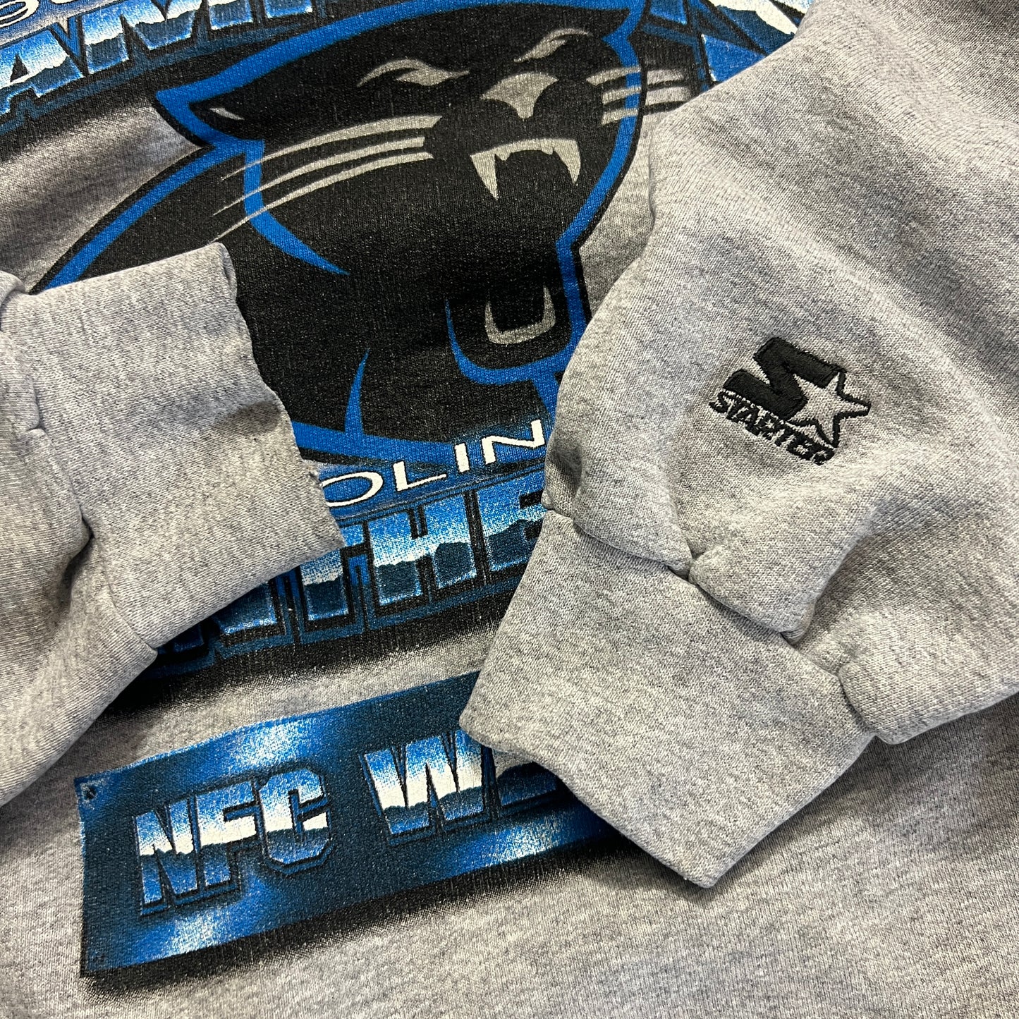 Large 1996 Carolina Panthers NFC West Champs Sweatshirt
