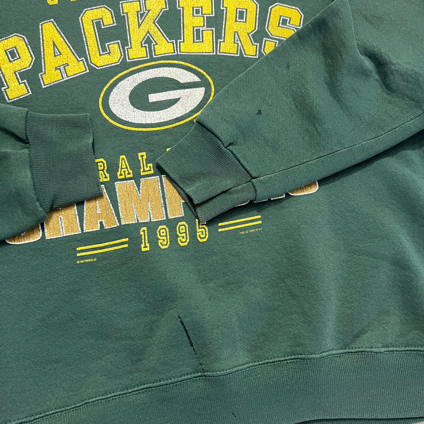 Large 1995 Green Bay Packers Lee Sweatshirt